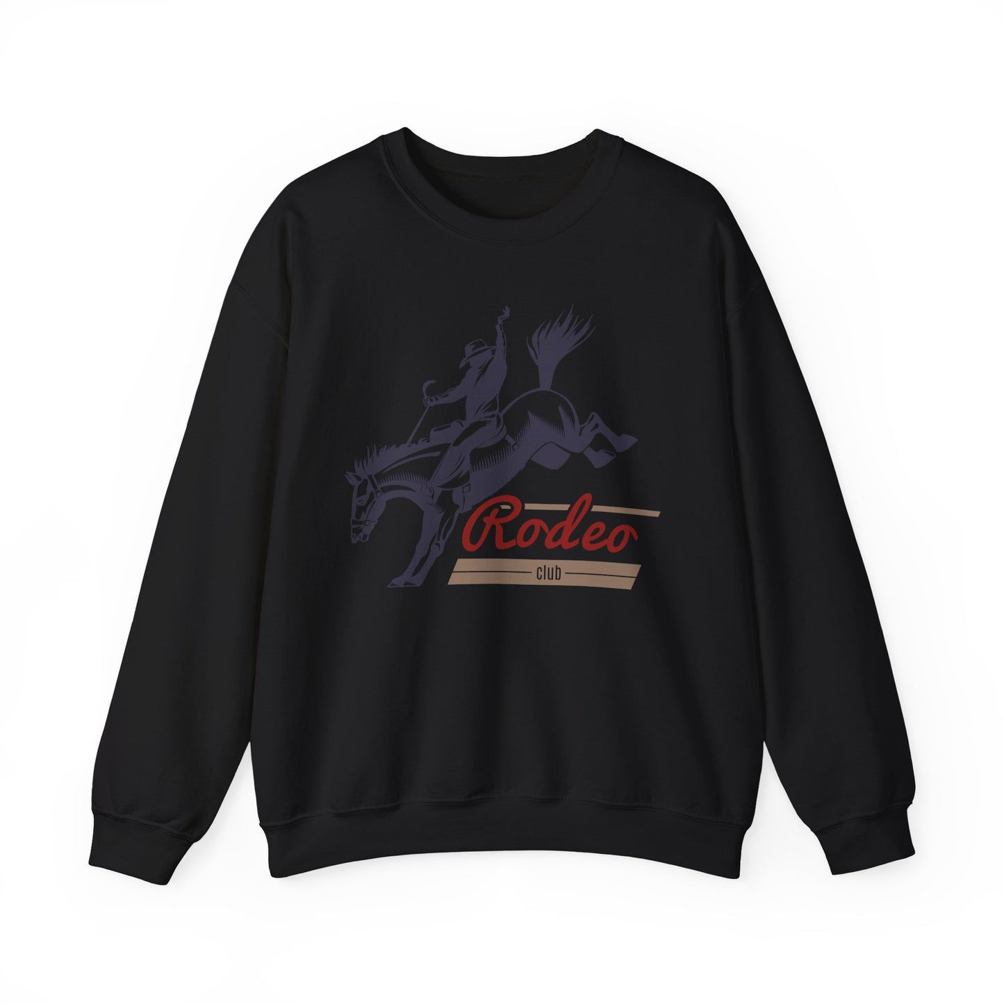 Crewneck Sweatshirt - Western Cowboy - Rodeo Club