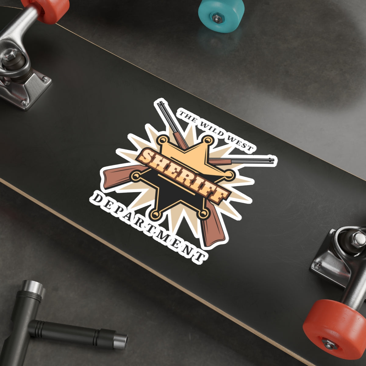 Die-cut stickers - Western Cowboy - The Wild West - Sheriff Department