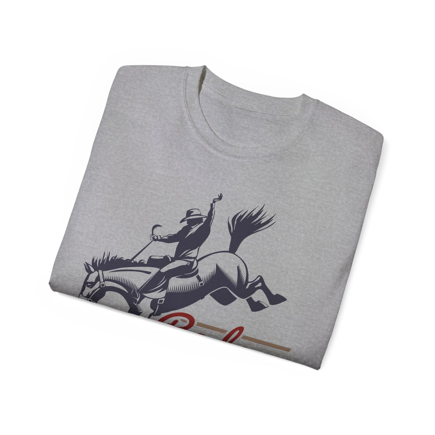 Unisex Ultra Cotton Tee - Western Cowboy - Rodeo Club