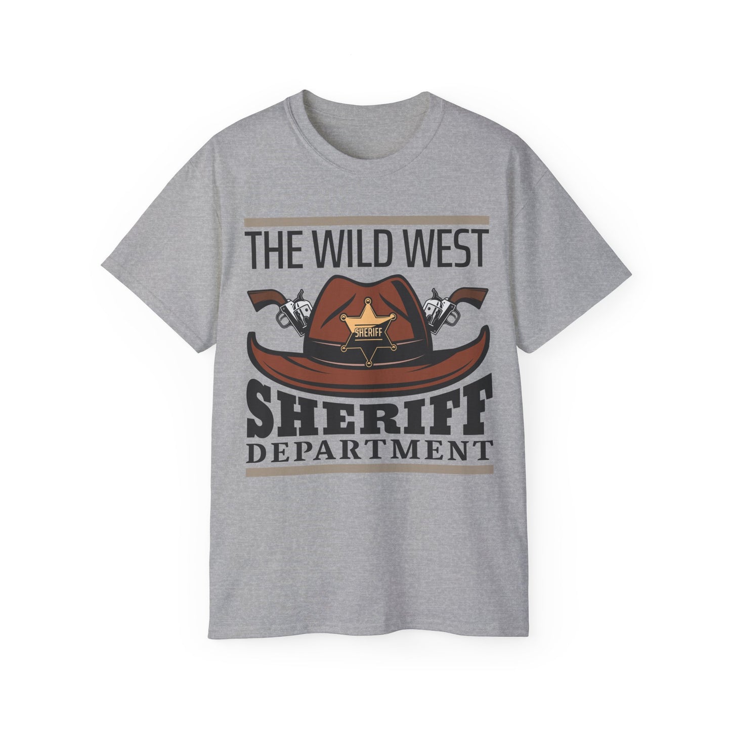 Unisex Ultra Cotton Tee - The Wild West - Sheriff Department