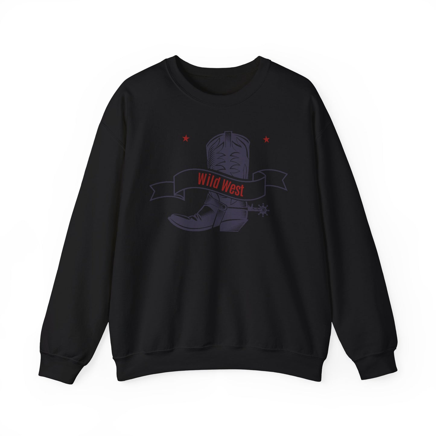 Crewneck Sweatshirt - Cowboy - Wild West