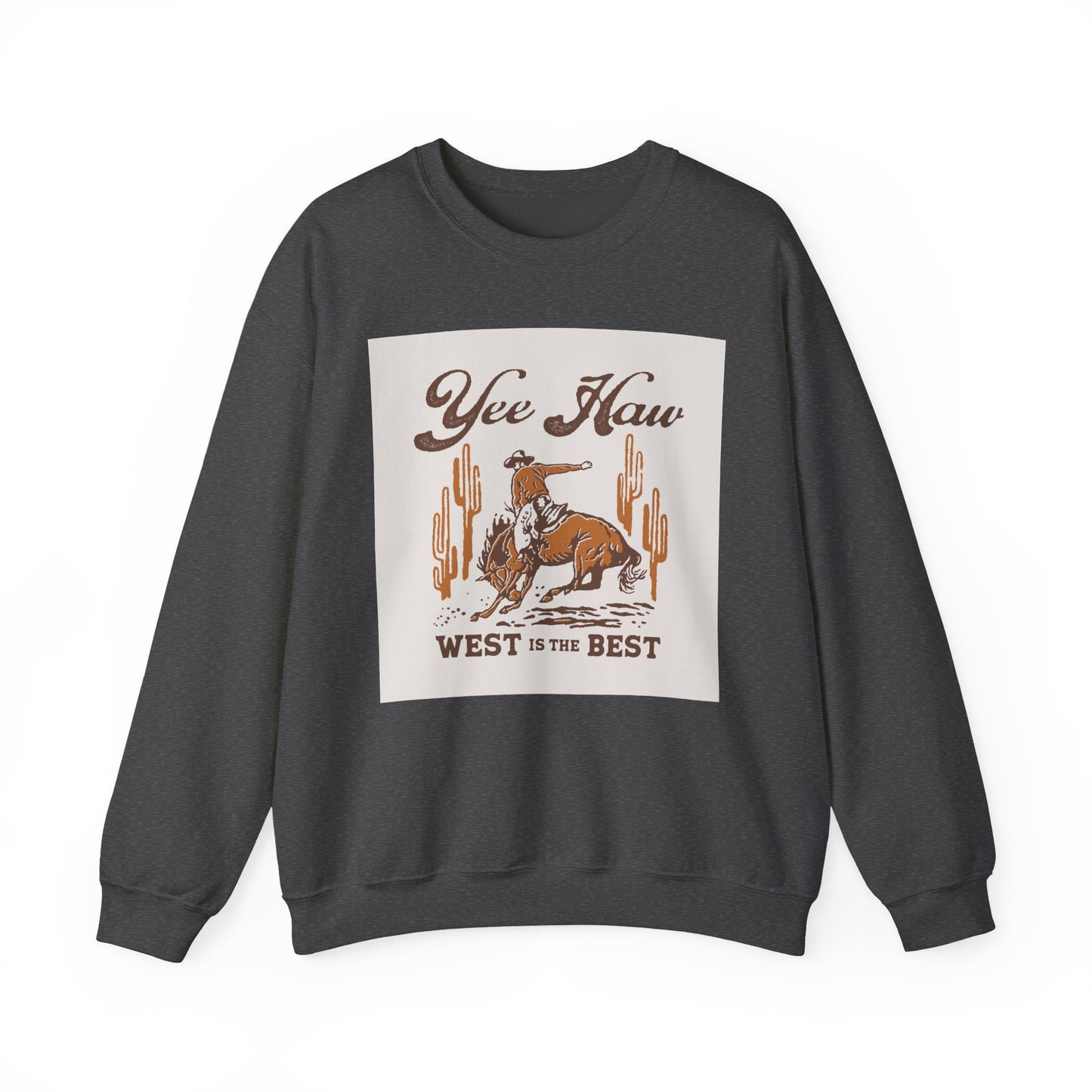 Crewneck Sweatshirt - Wild West Cowboy - Yee Haw