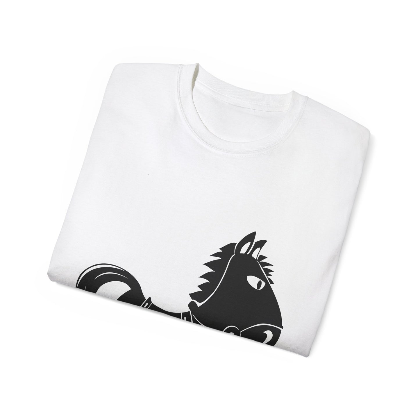 Unisex Ultra Cotton Tee - Kids Rocking Horse X 300