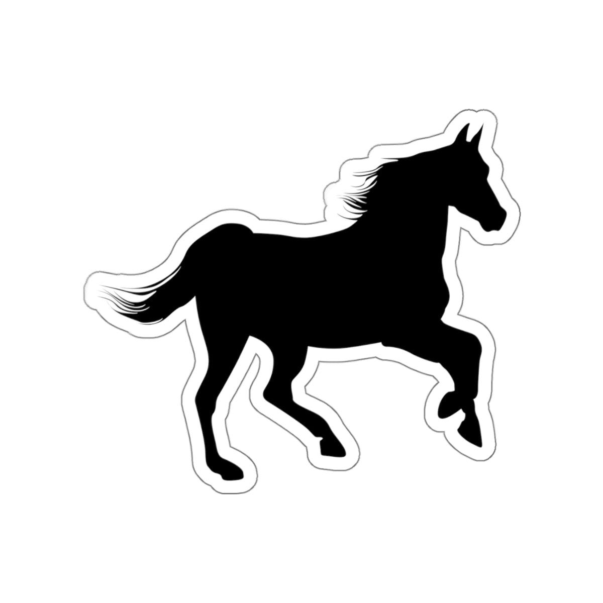 Die-cut stickers - Wild Horse - Prancing X 300