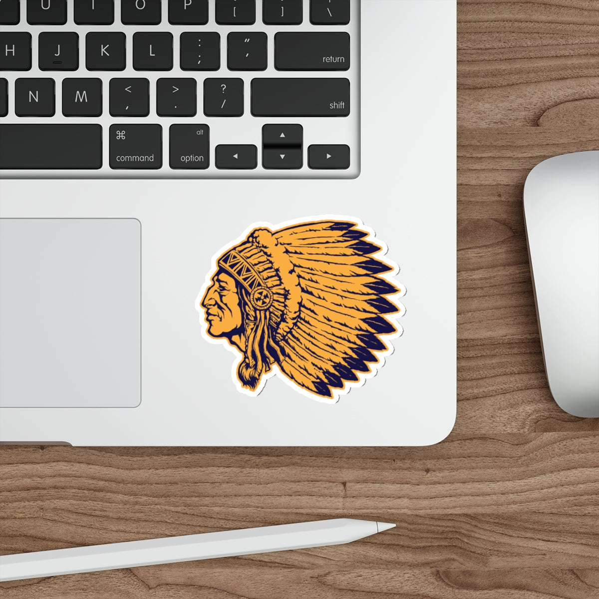 Die-cut stickers - Indian Chief