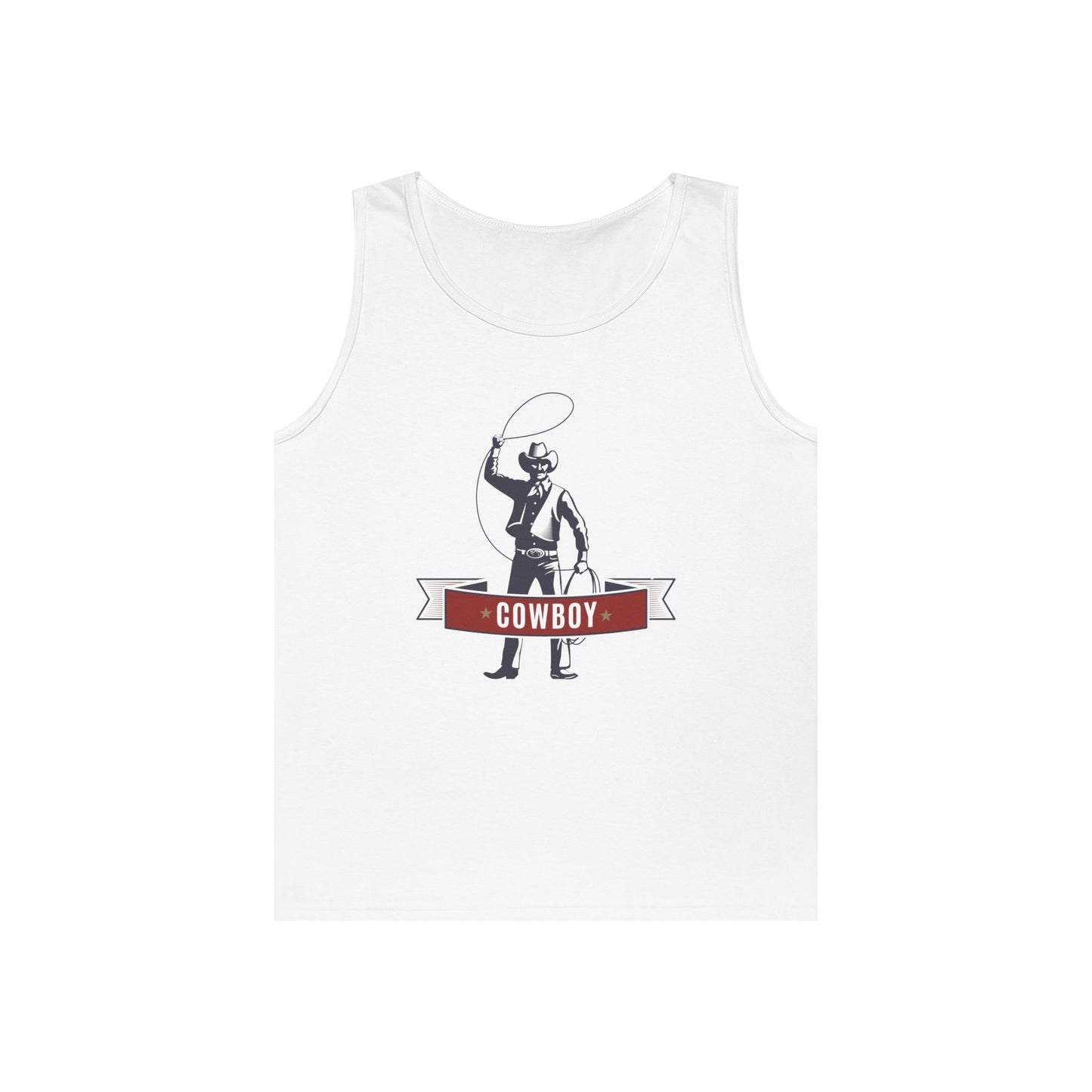 Unisex Heavy Cotton Tank Top - Cowboy - The Wild West
