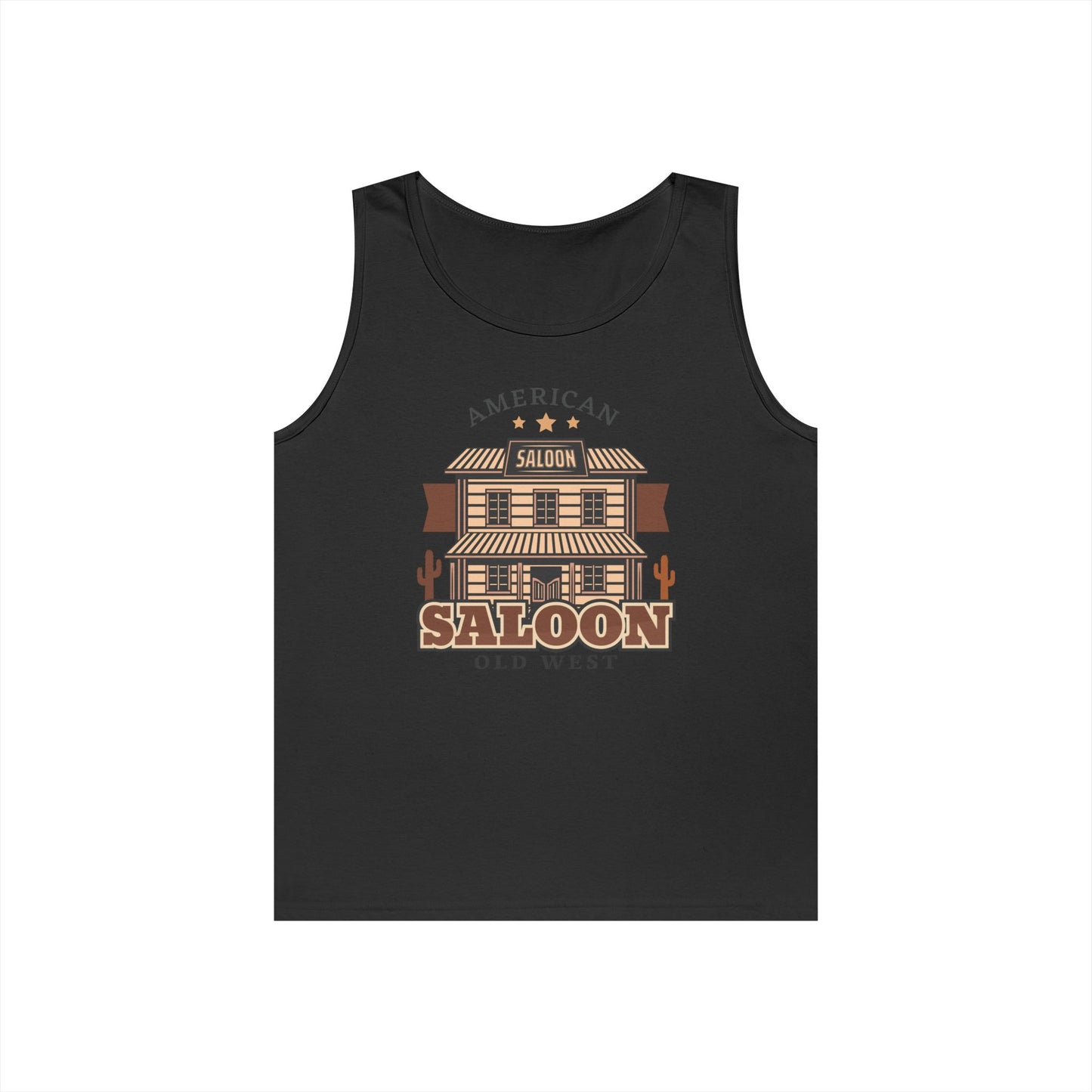 Unisex Heavy Cotton Tank Top - American Cowboy - Saloon - Wild West