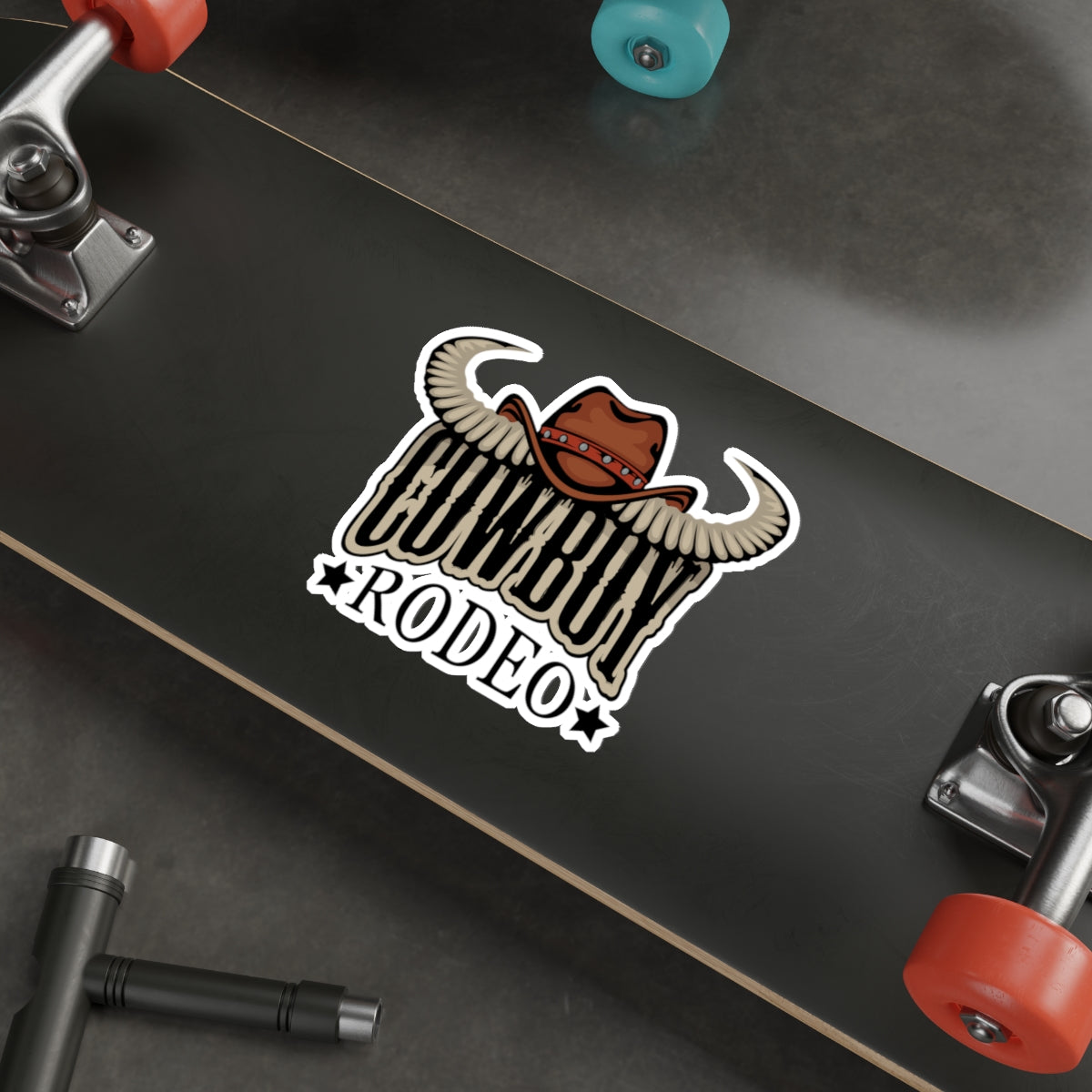 Die-cut stickers - Cowboy Rodeo - Horn