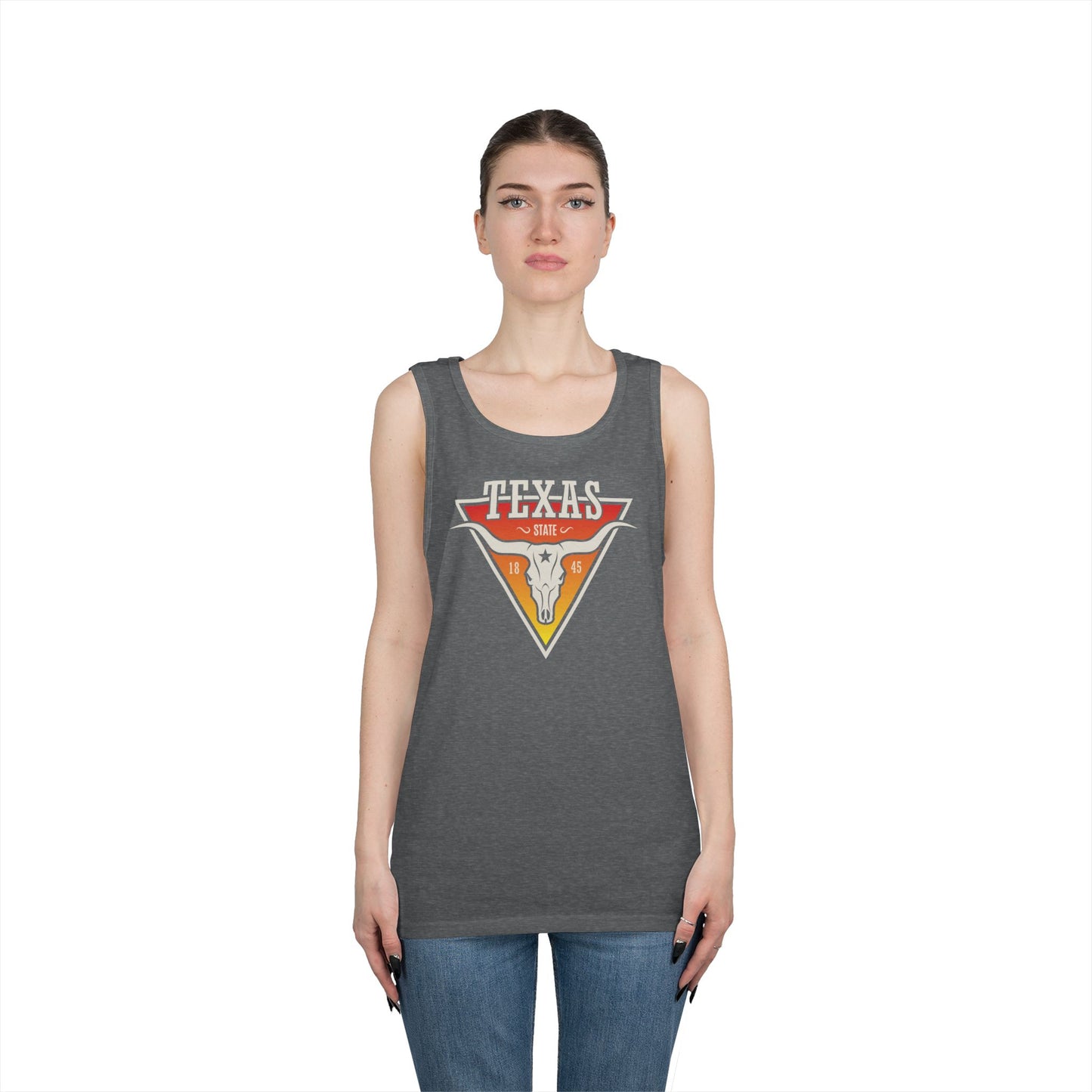 Unisex Heavy Cotton Tank Top - Texas State