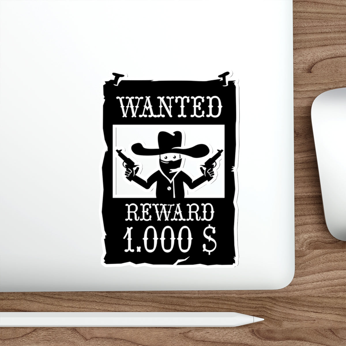 Die-cut stickers - Wanted Poster X 300