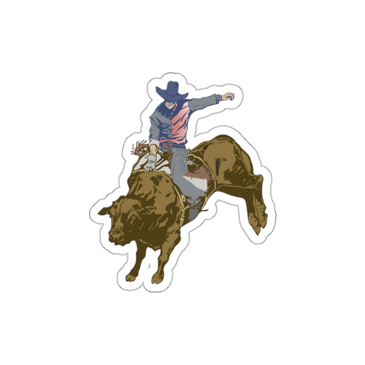 Die-cut stickers - Cowboy - Rodeo