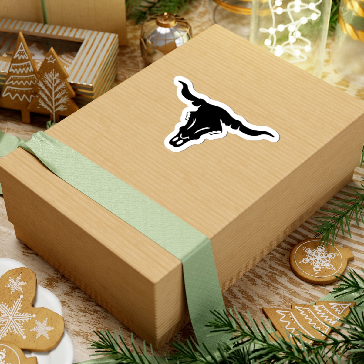 Kiss-Cut Stickers - Cattle Skull X 300