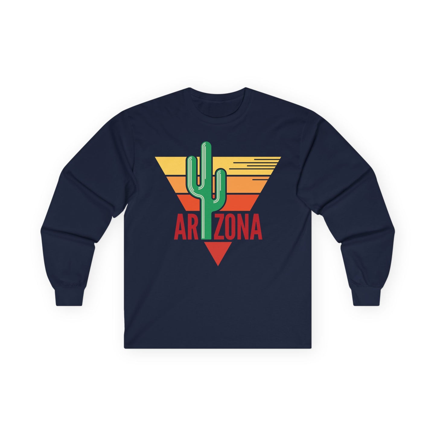 Unisex Ultra Cotton Long Sleeve Tee - Arizona - Red
