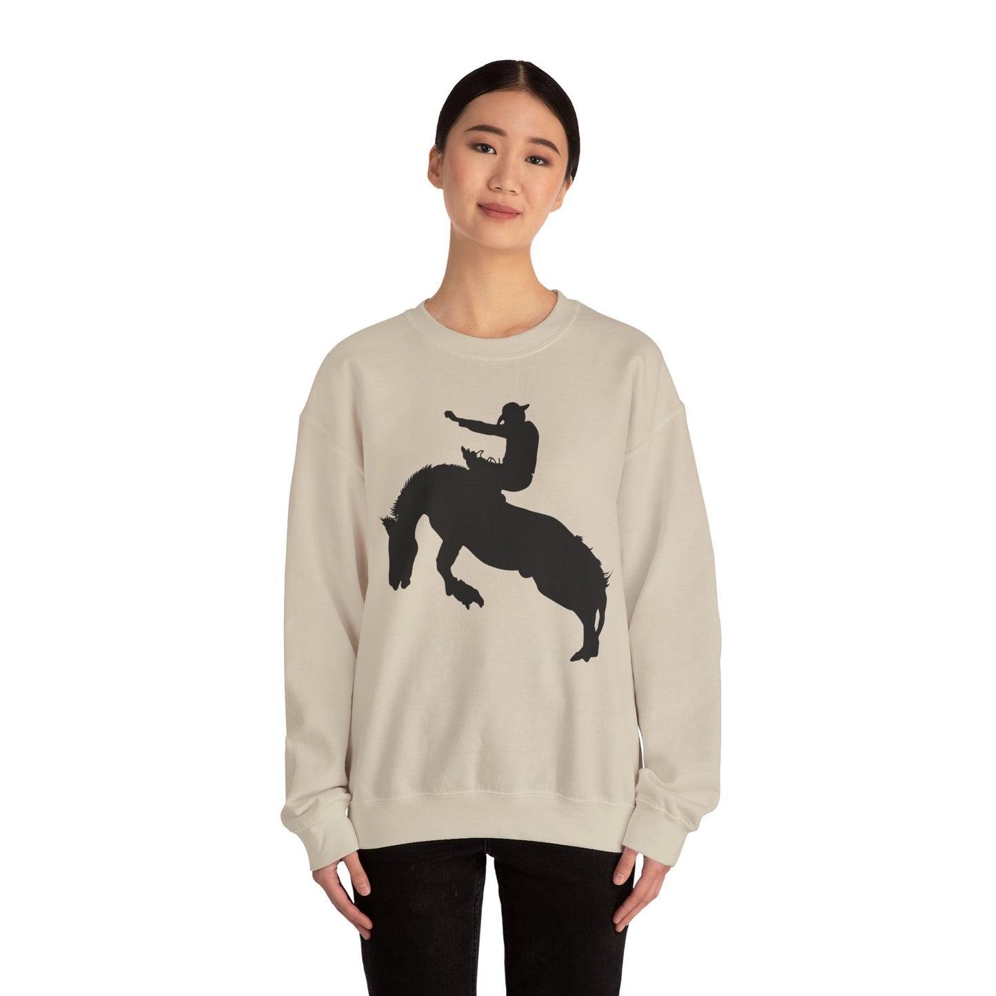 Crewneck Sweatshirt - Augusta - Rodeo - Silhouette