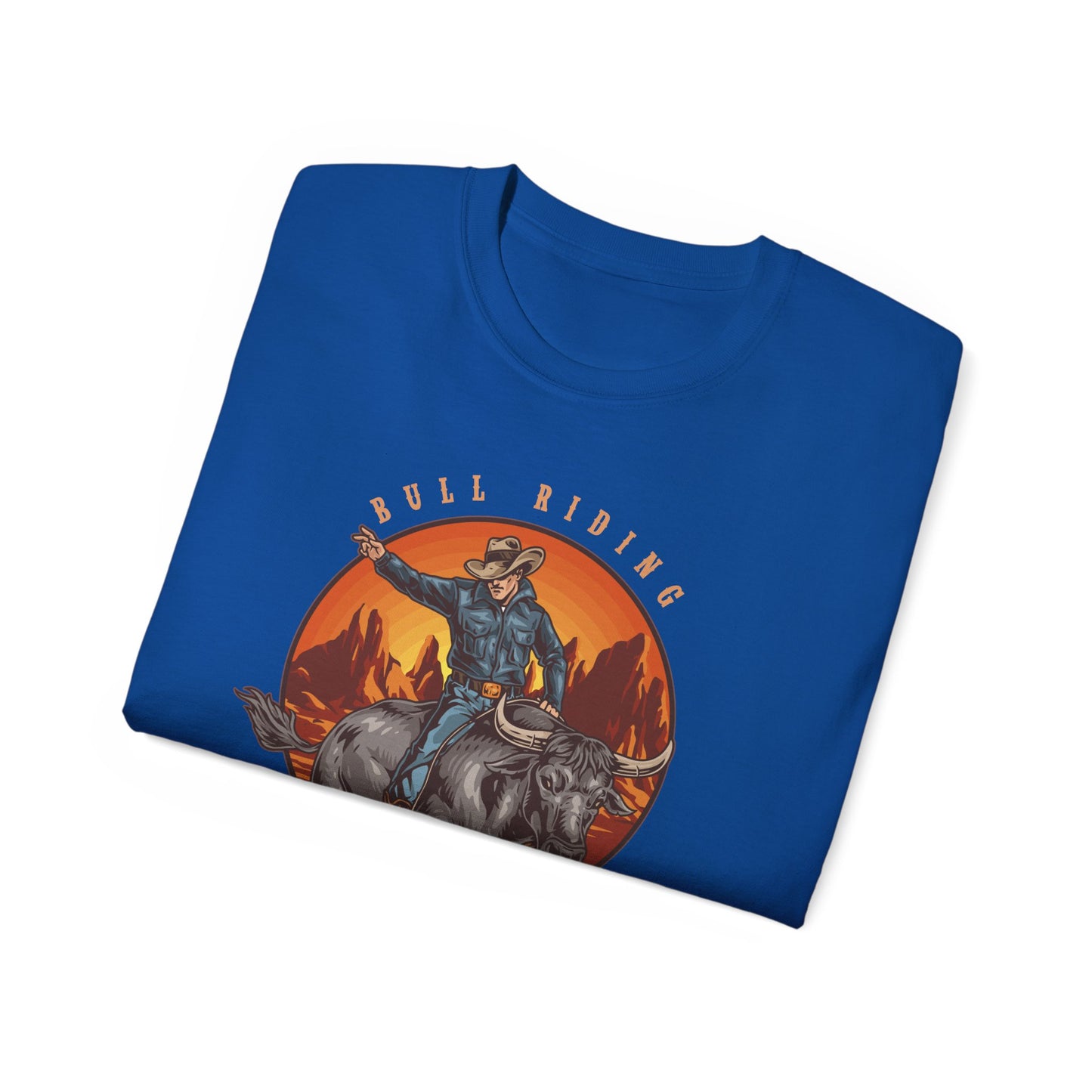 Unisex Ultra Cotton Tee - Bull Riding - Rodeo Super Show