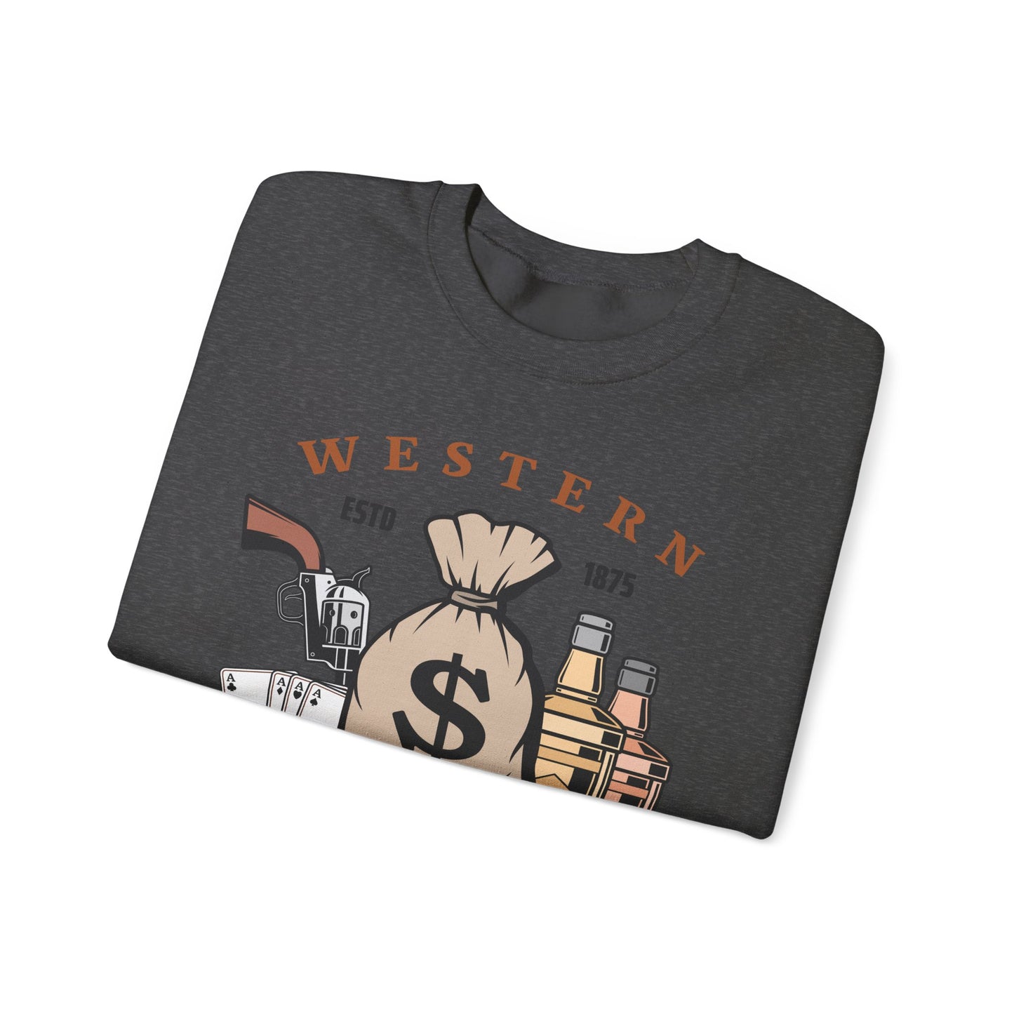 Crewneck Sweatshirt - Western - Wild West - American Legend