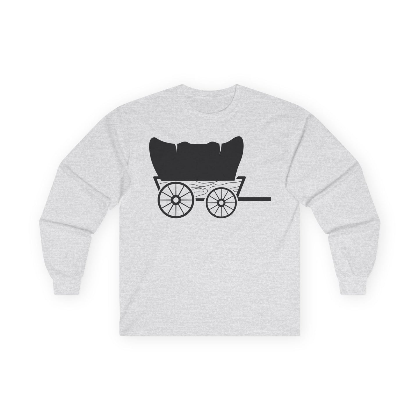 Unisex Ultra Cotton Long Sleeve Tee - Covered Wagon X 300