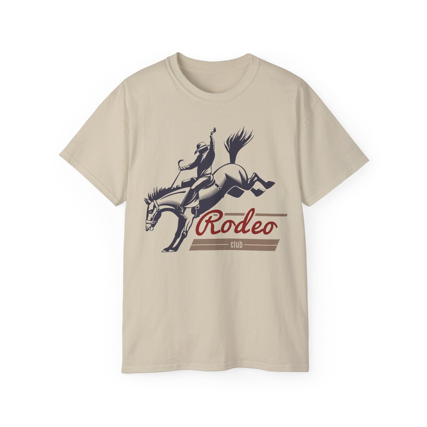 Unisex Ultra Cotton Tee - Western Cowboy - Rodeo Club