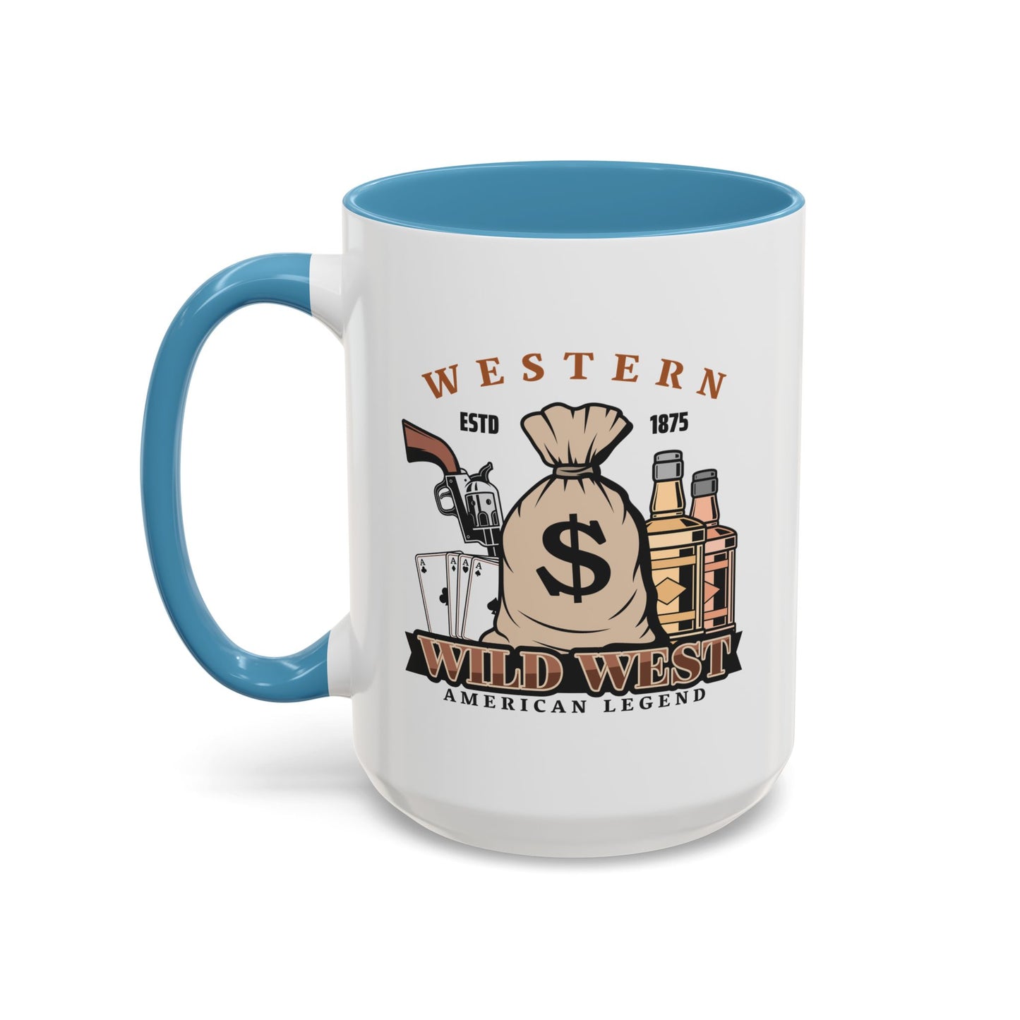 Accent Coffee Mug (11, 15oz) - Western - Wild West - American Legend