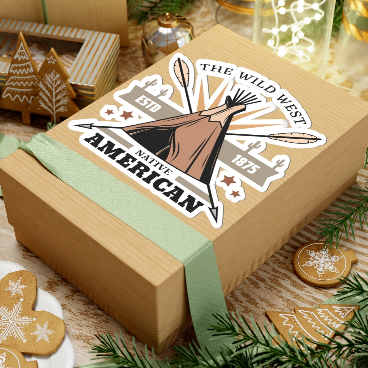 Kiss-Cut Stickers - The Wild West - Native American