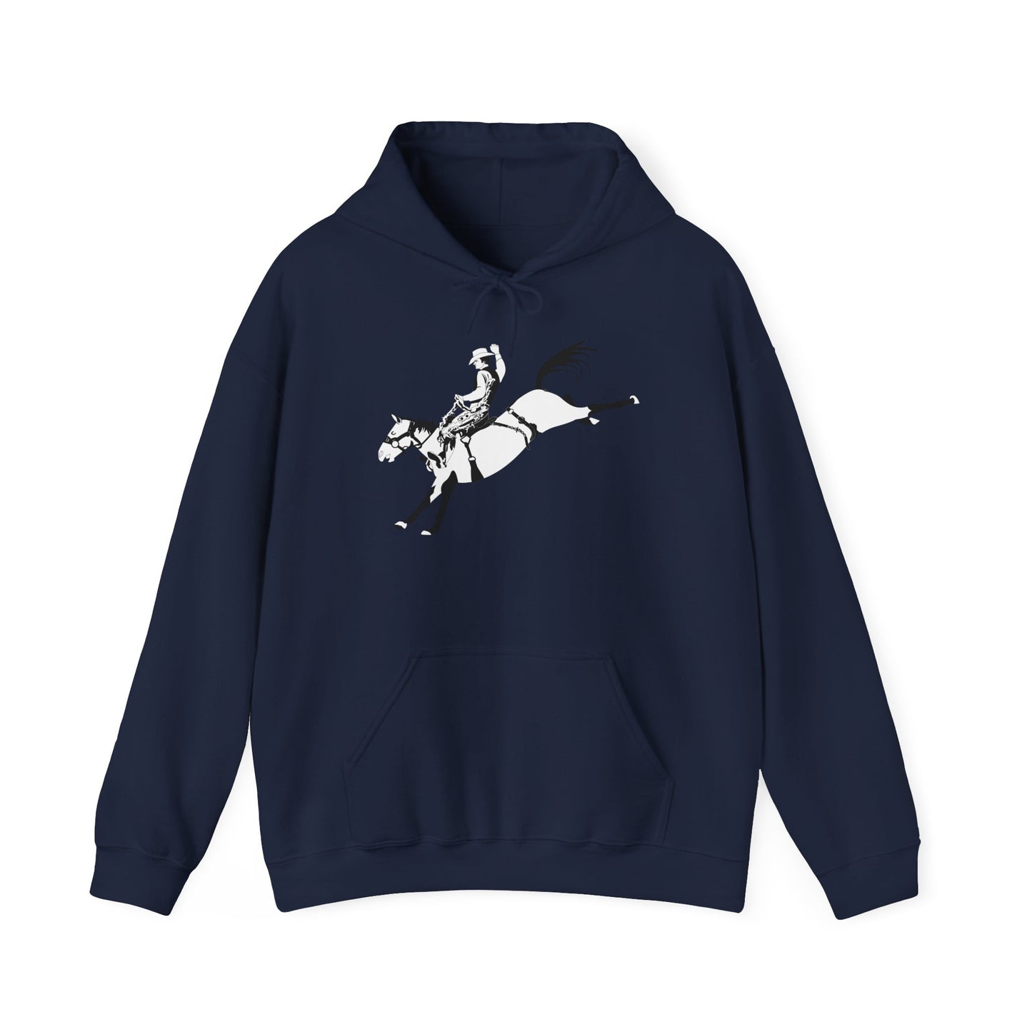 Unisex Hoodie - Cowboy - Bronco Buster - BW