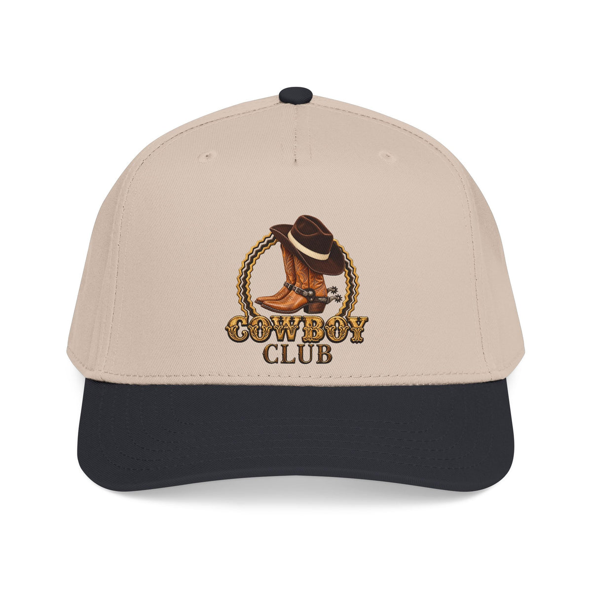 Mid Profile Baseball Cap — Cowboys - Cowboy Club - Color - 3D Transparent