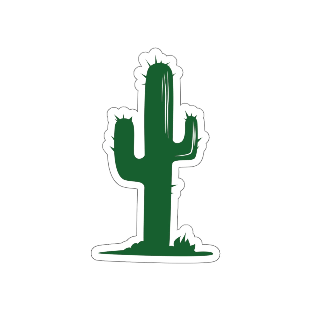 Die-cut stickers - Green Western Cactus X 300