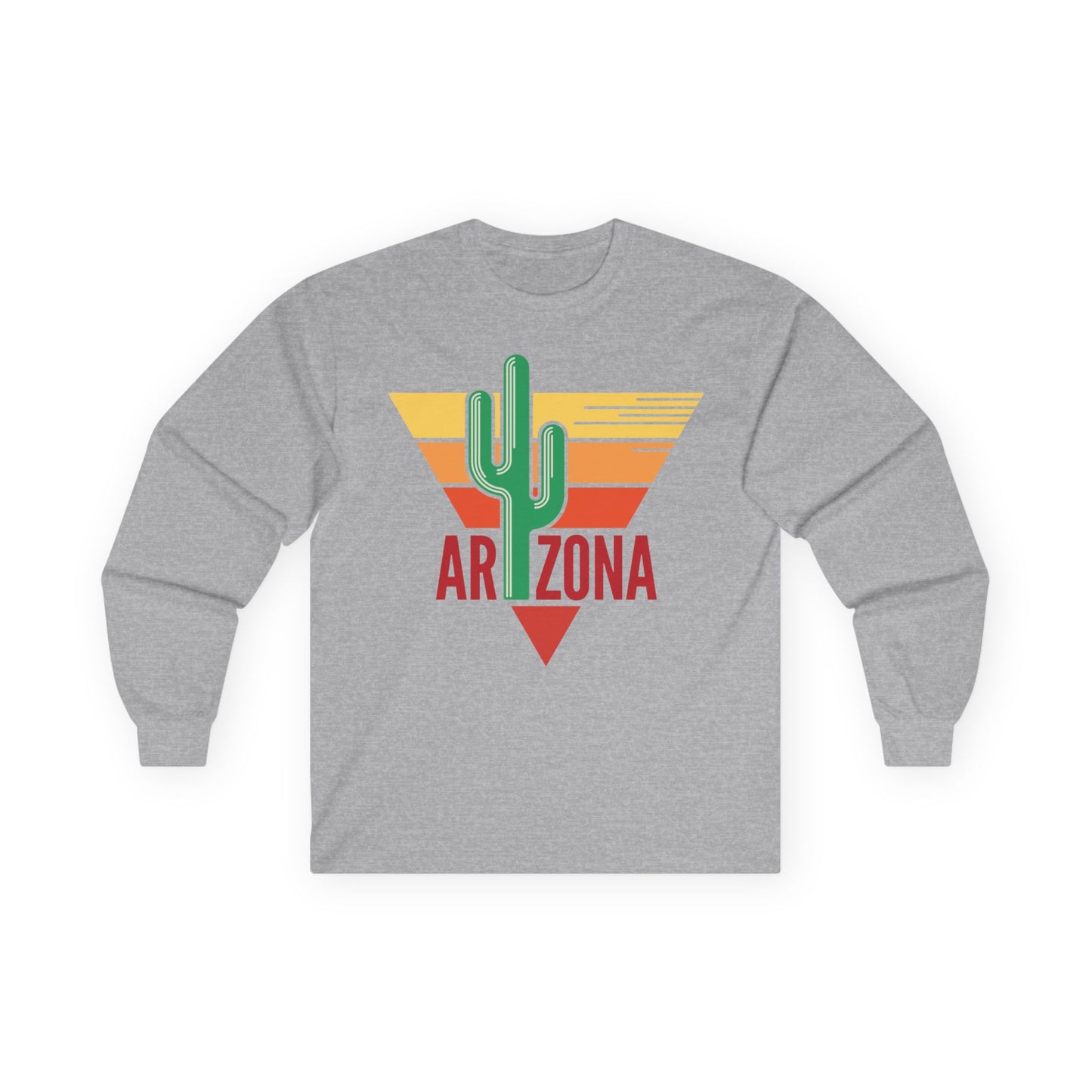 Unisex Ultra Cotton Long Sleeve Tee - Arizona - Red