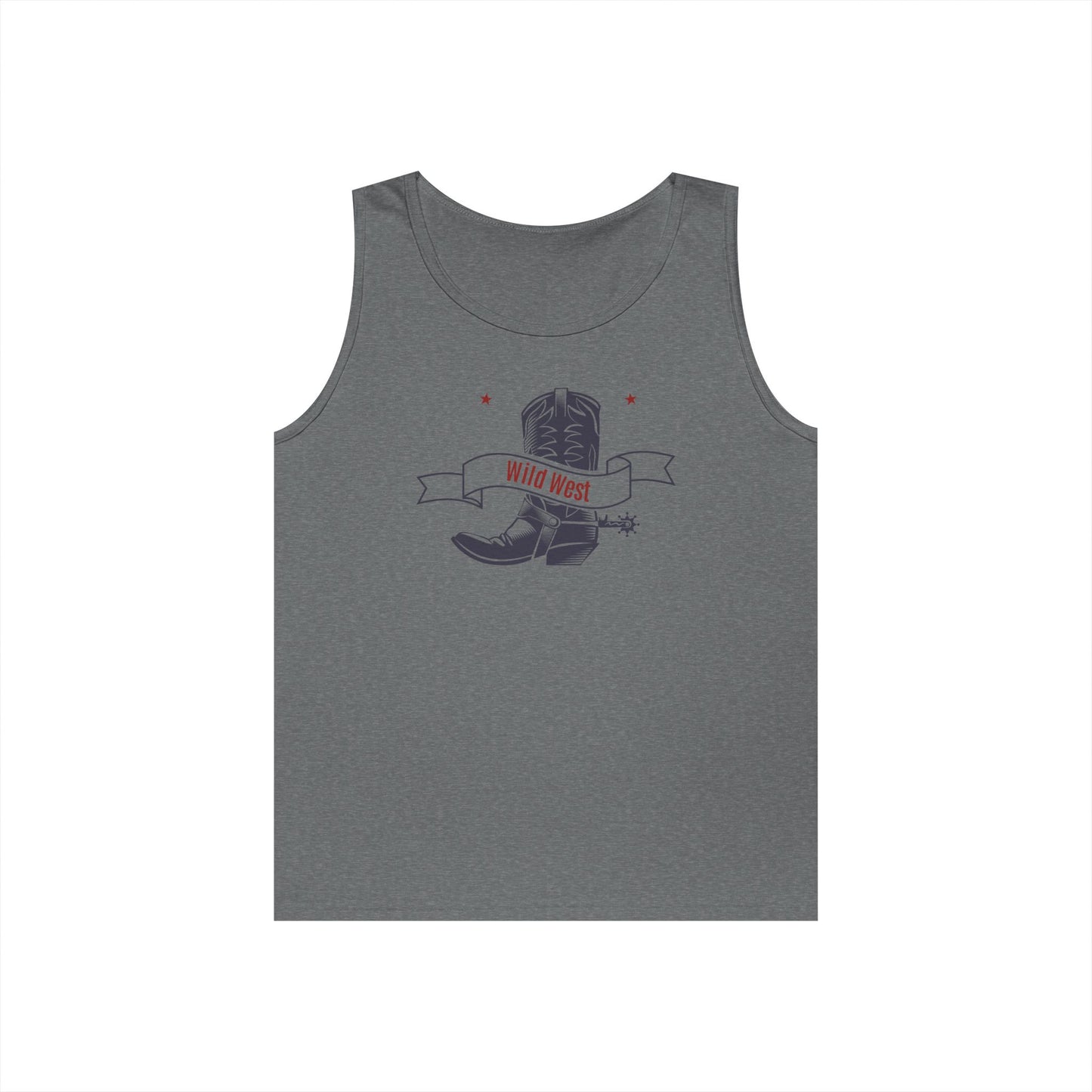 Unisex Heavy Cotton Tank Top - Cowboy - Wild West