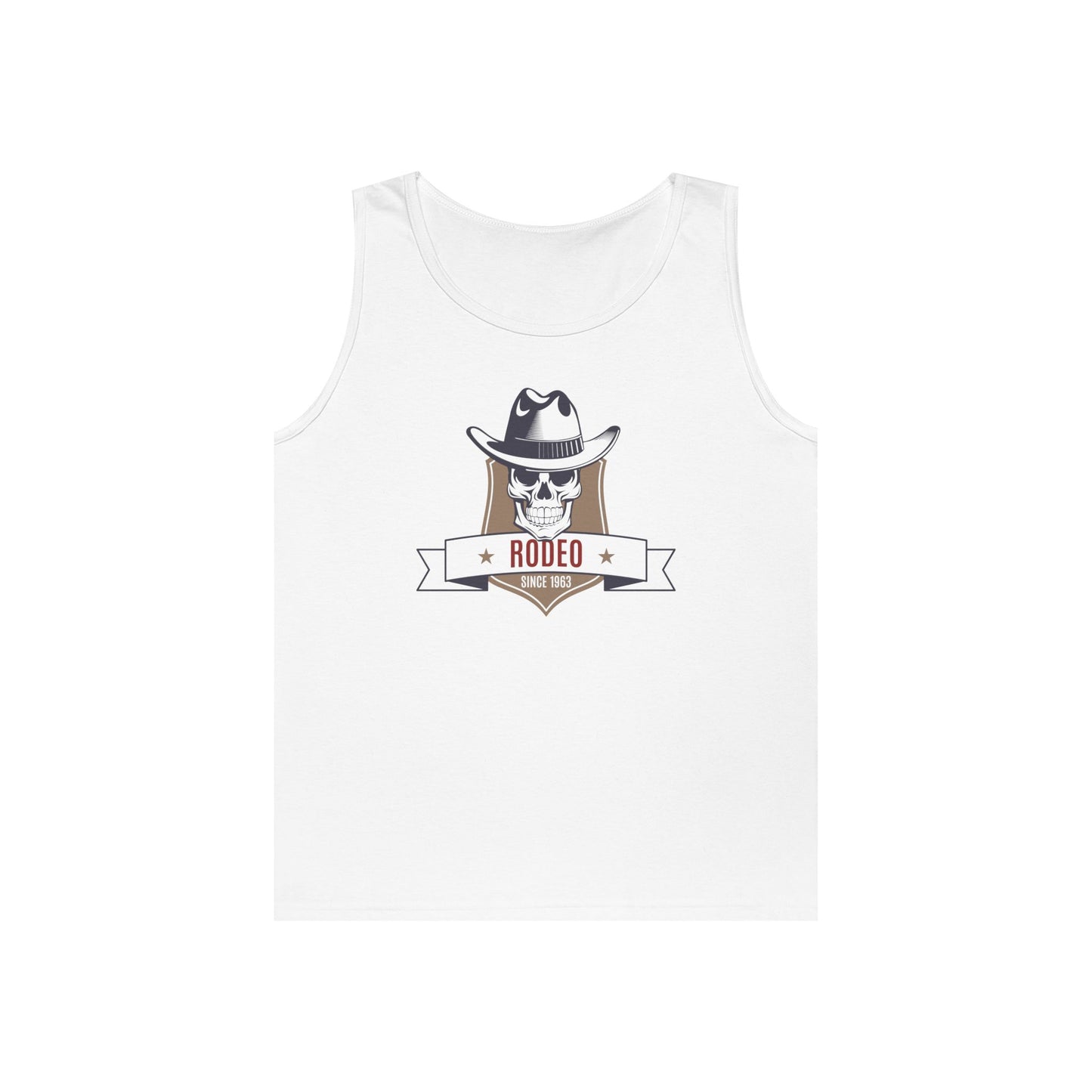 Unisex Heavy Cotton Tank Top - Rodeo - Western Cowboy