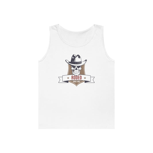 Unisex Heavy Cotton Tank Top - Rodeo - Western Cowboy
