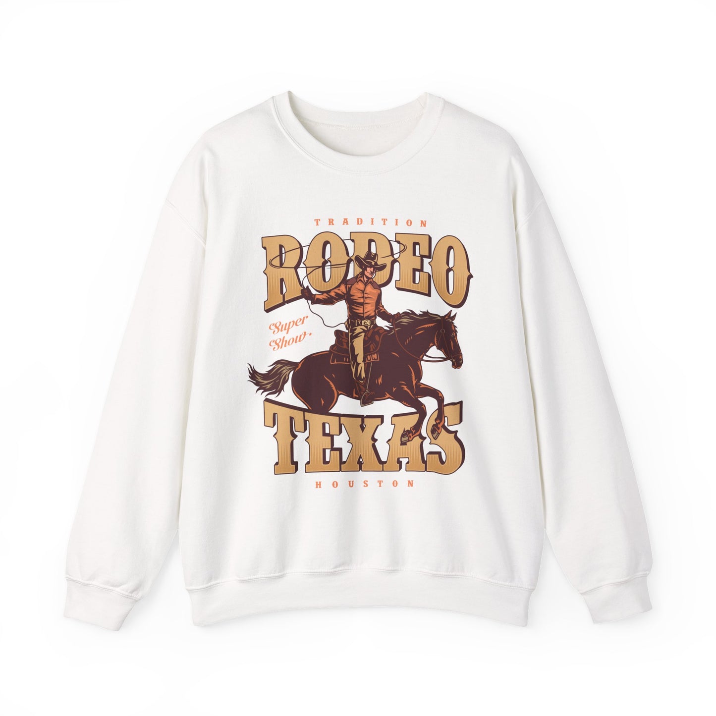 Crewneck Sweatshirt - Tradition Rodeo Super Show - Houston, Texas