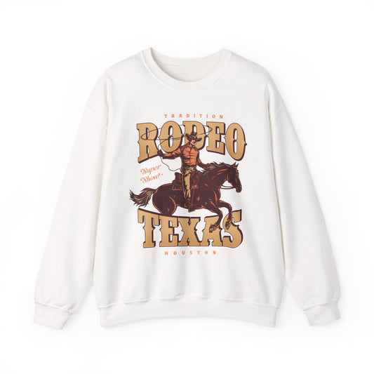 Crewneck Sweatshirt - Tradition Rodeo Super Show - Houston, Texas