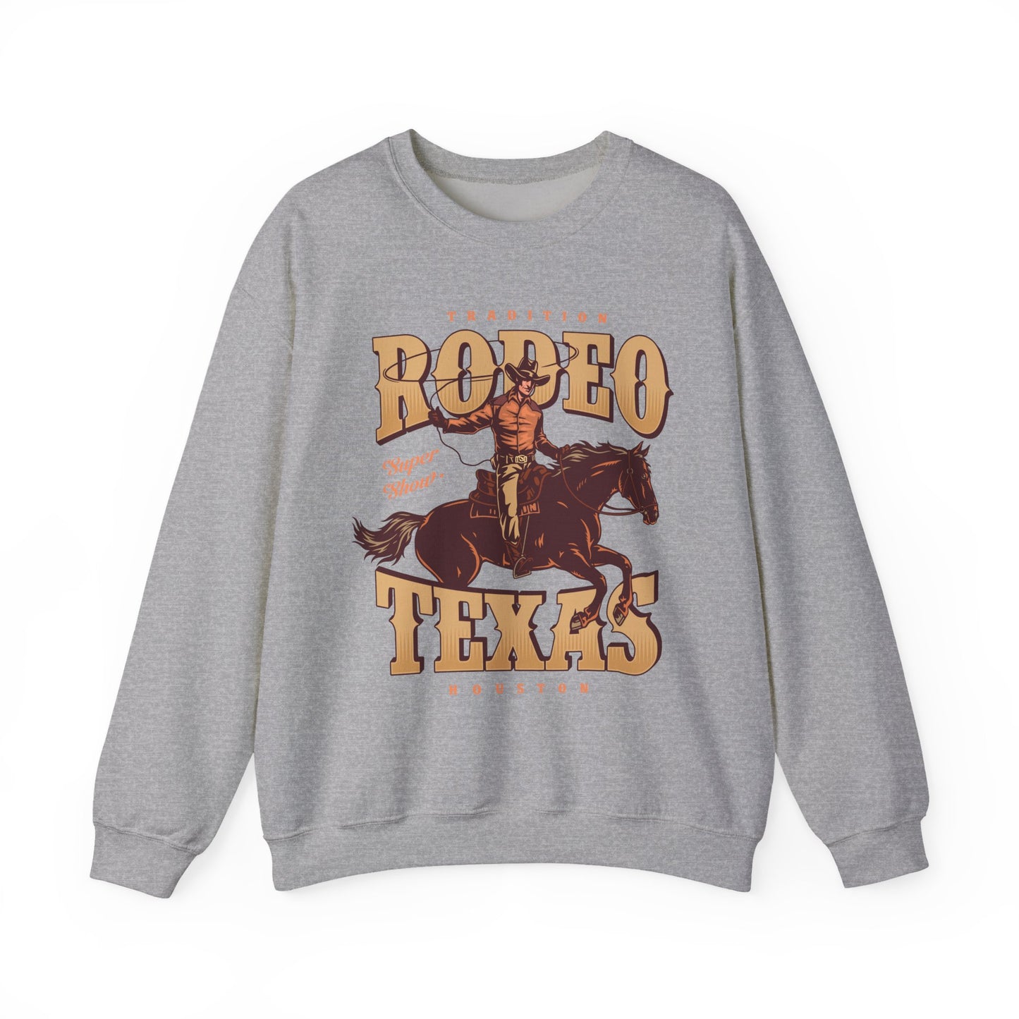 Crewneck Sweatshirt - Tradition Rodeo Super Show - Houston, Texas