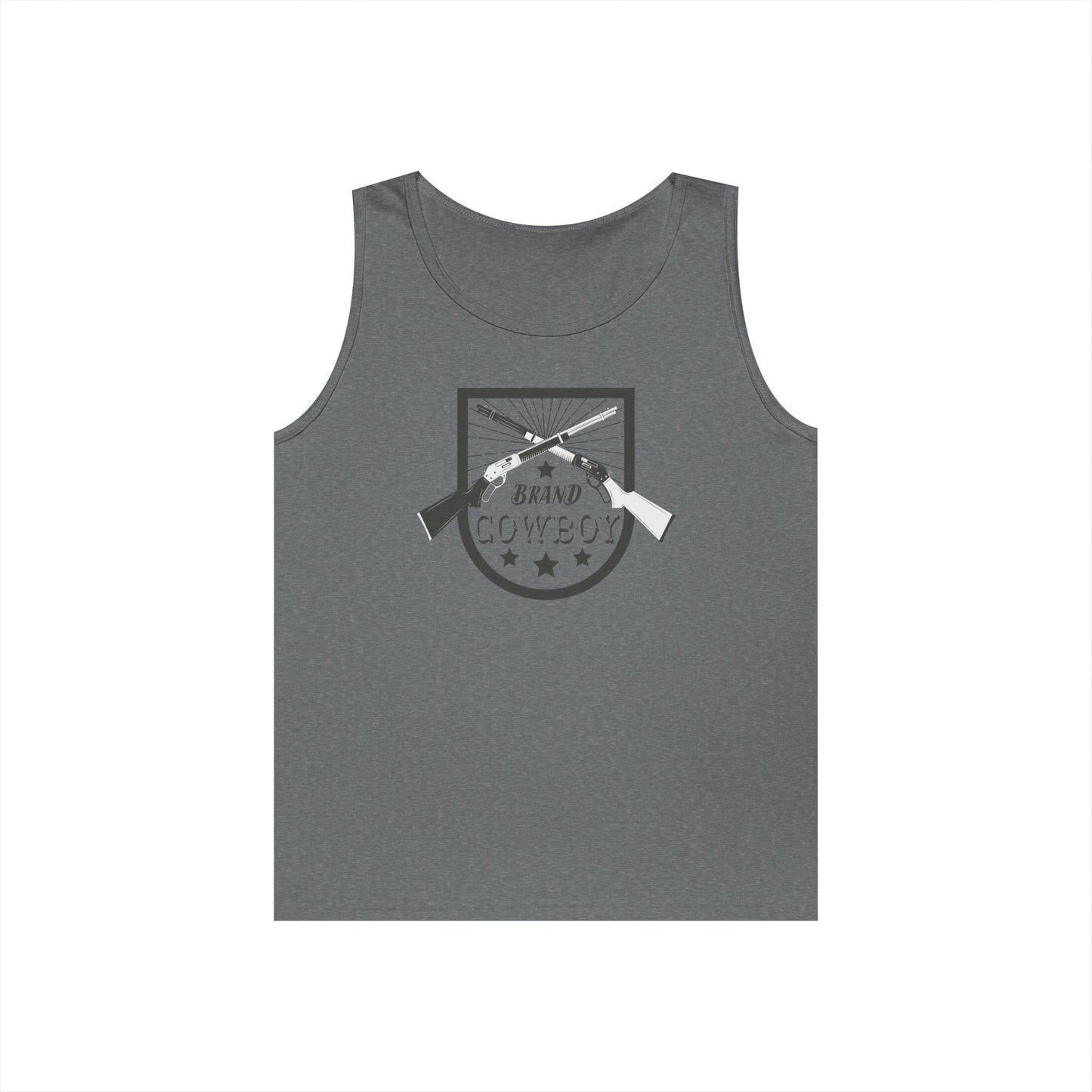 Unisex Heavy Cotton Tank Top - Brand Cowboy