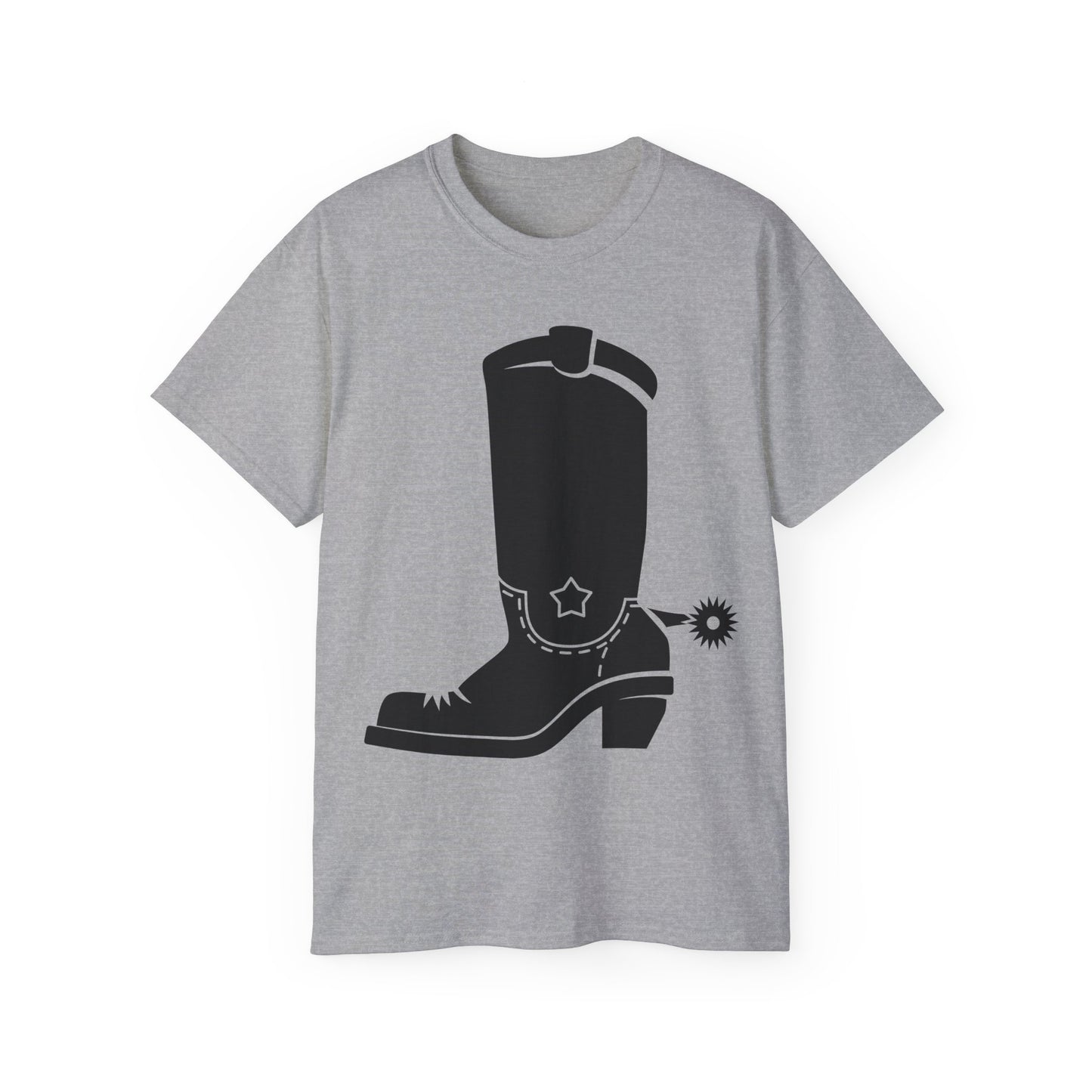 Unisex Ultra Cotton Tee - Western Boot with Spur X 300