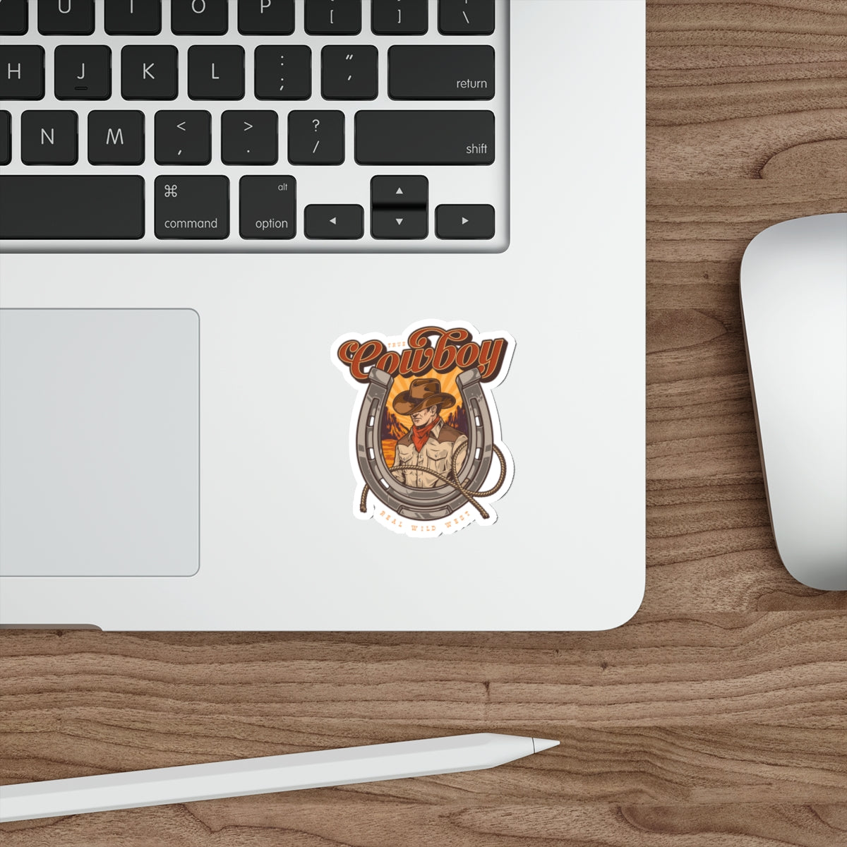 Die-cut stickers - True Cowboy - Real Wild West