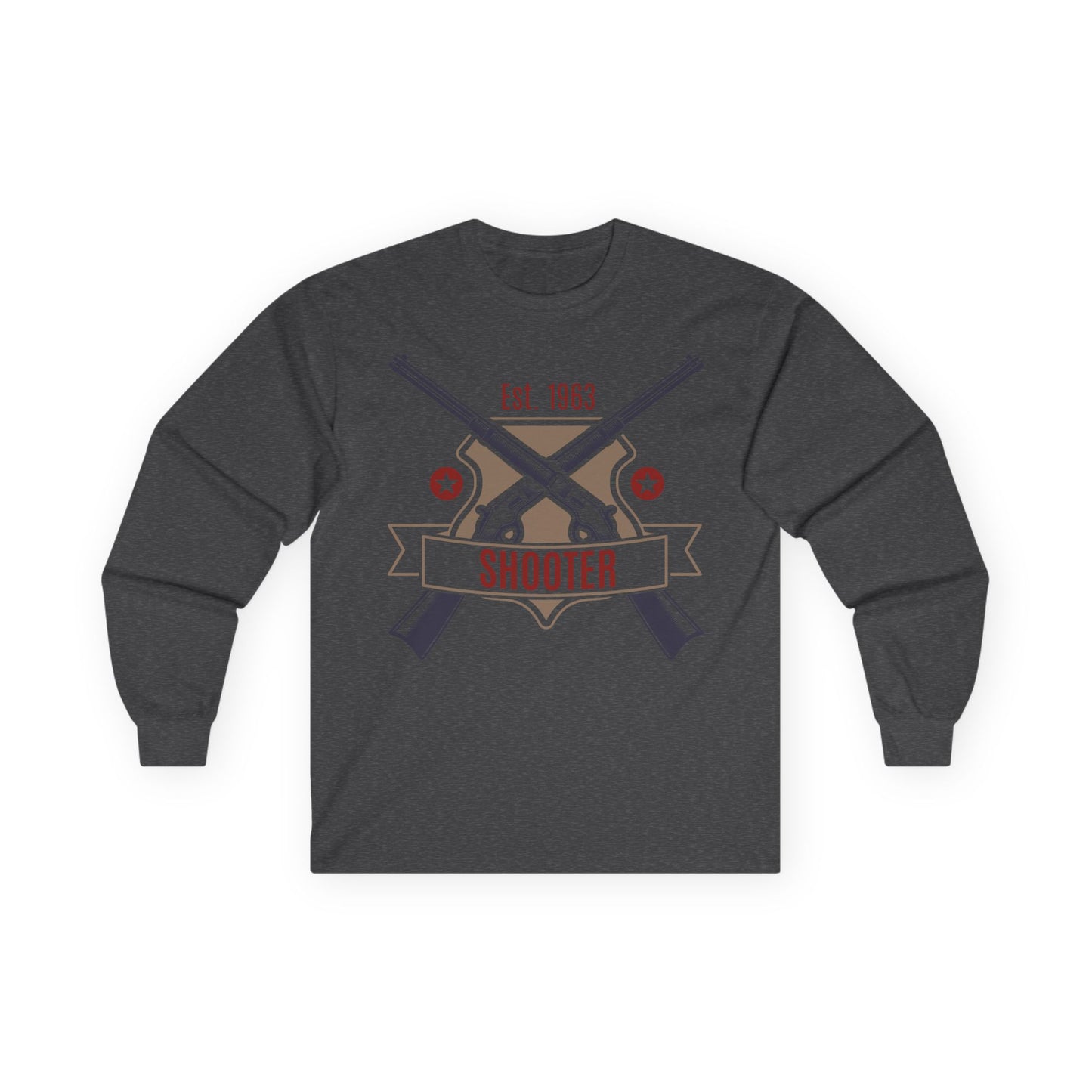 Unisex Ultra Cotton Long Sleeve Tee - Shooter - Revolver