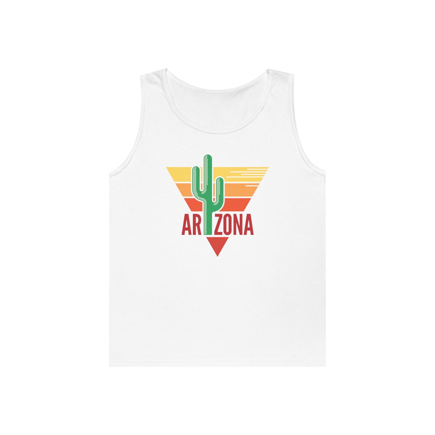 Unisex Heavy Cotton Tank Top - Arizona - Red