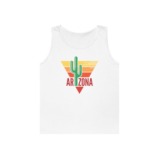 Unisex Heavy Cotton Tank Top - Arizona - Red