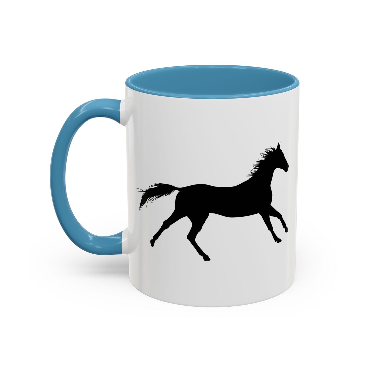 Accent Coffee Mug (11, 15oz) - Wild Horse - Running X 300