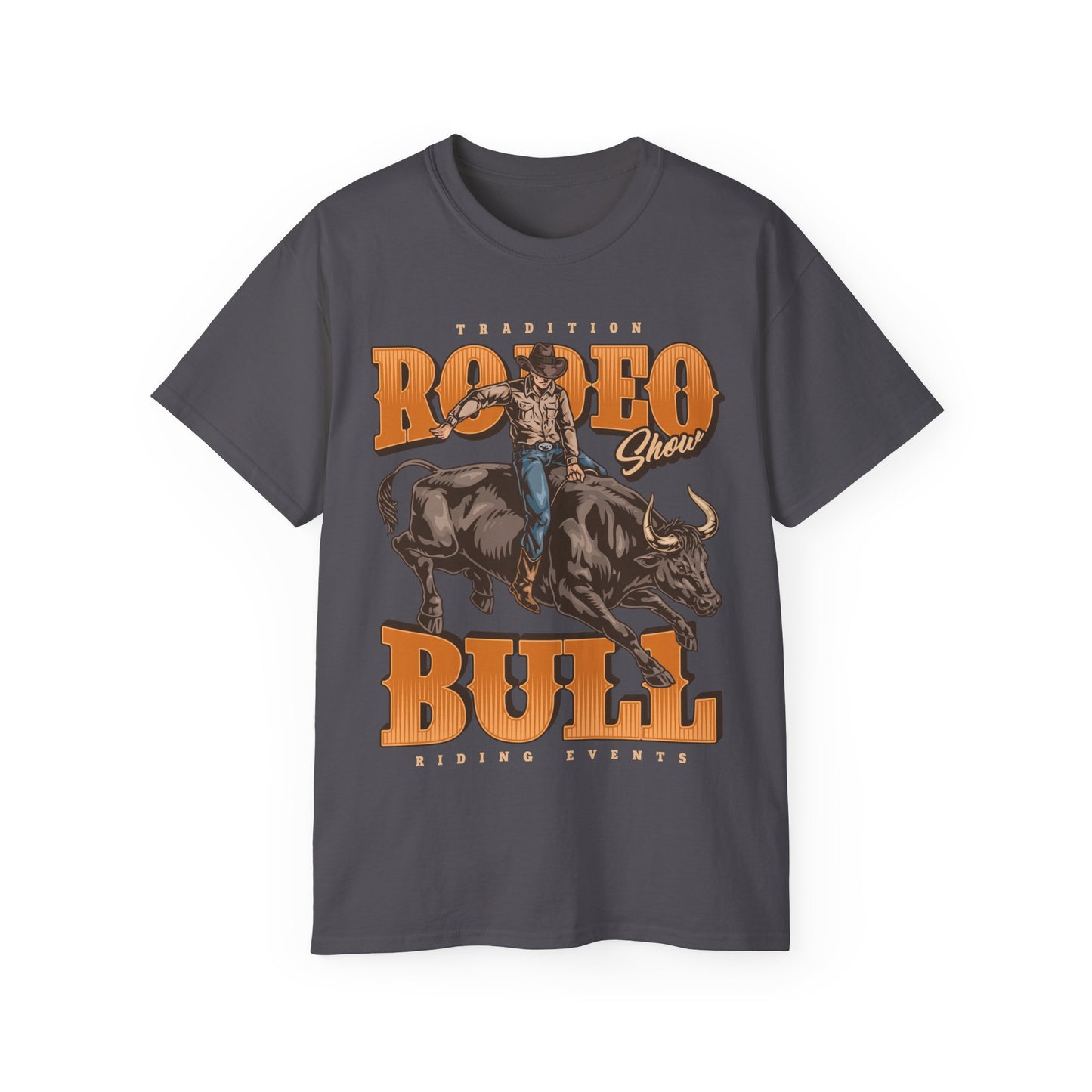 Unisex Ultra Cotton Tee - Tradition Rodeo Show - Bull Riding Events