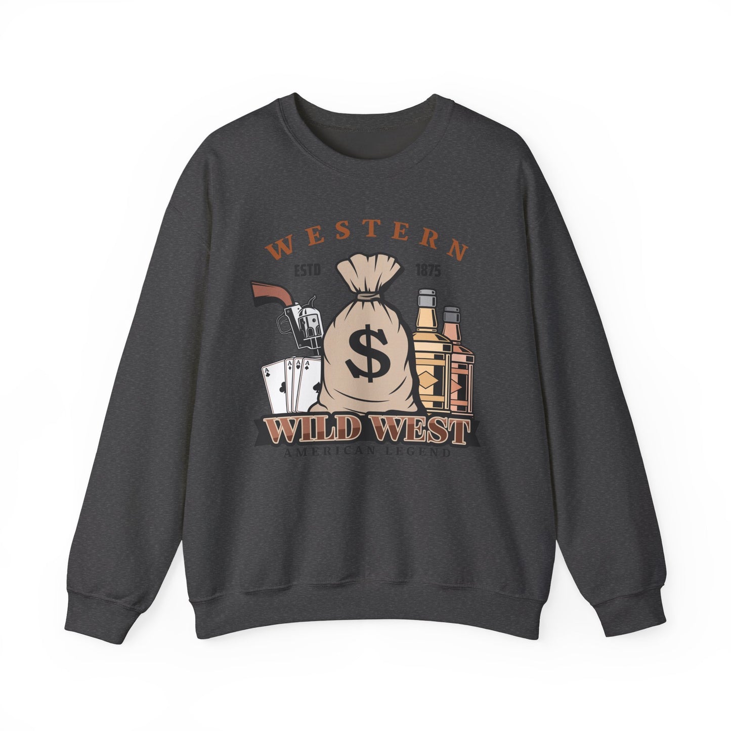 Crewneck Sweatshirt - Western - Wild West - American Legend
