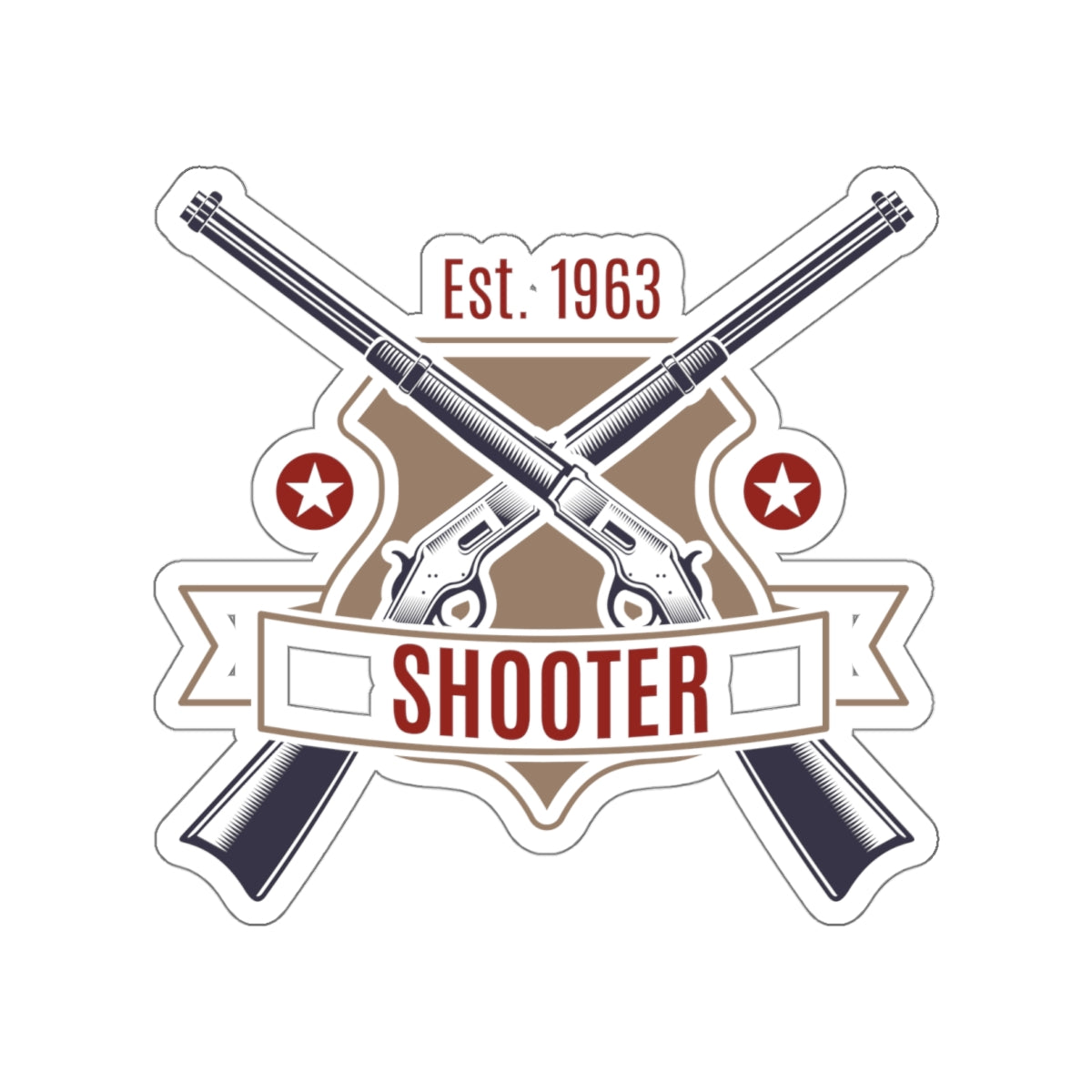 Die-cut stickers - Shooter - Revolver