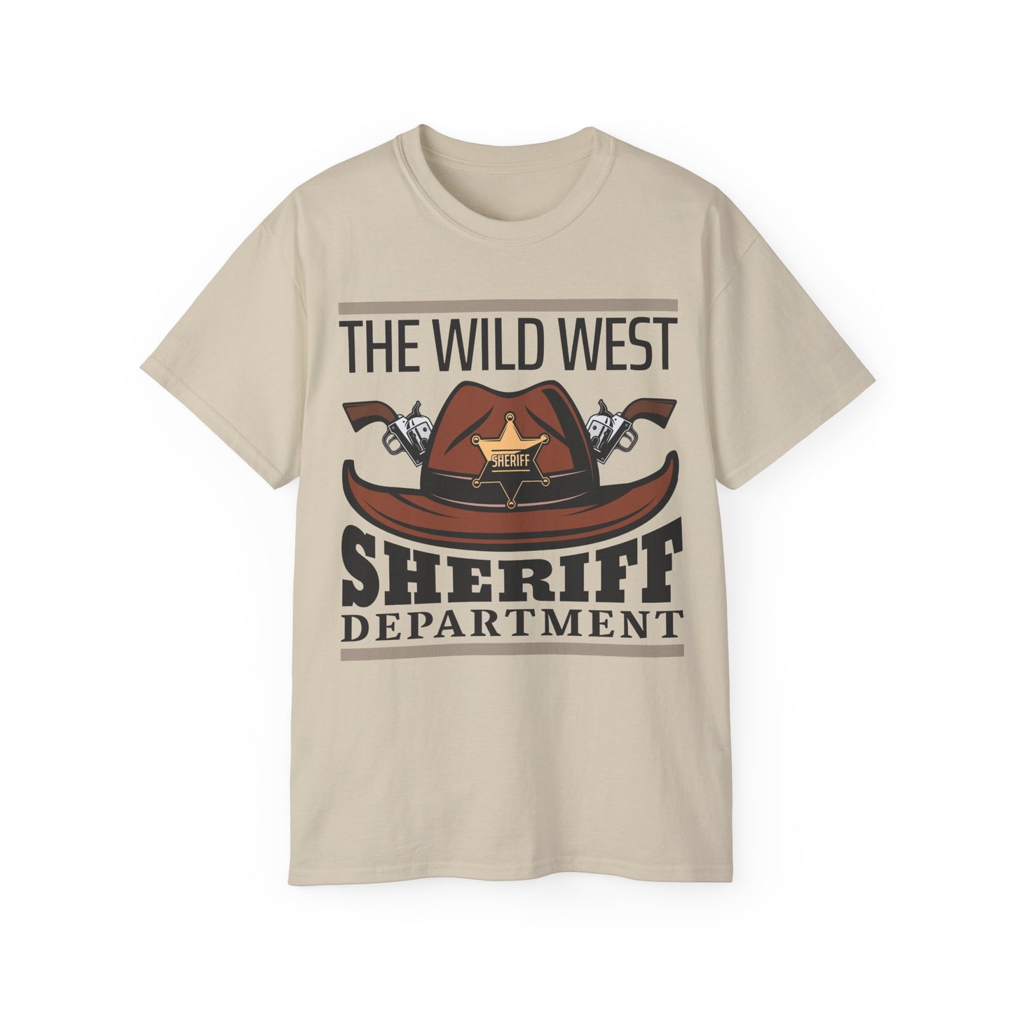 Unisex Ultra Cotton Tee - The Wild West - Sheriff Department