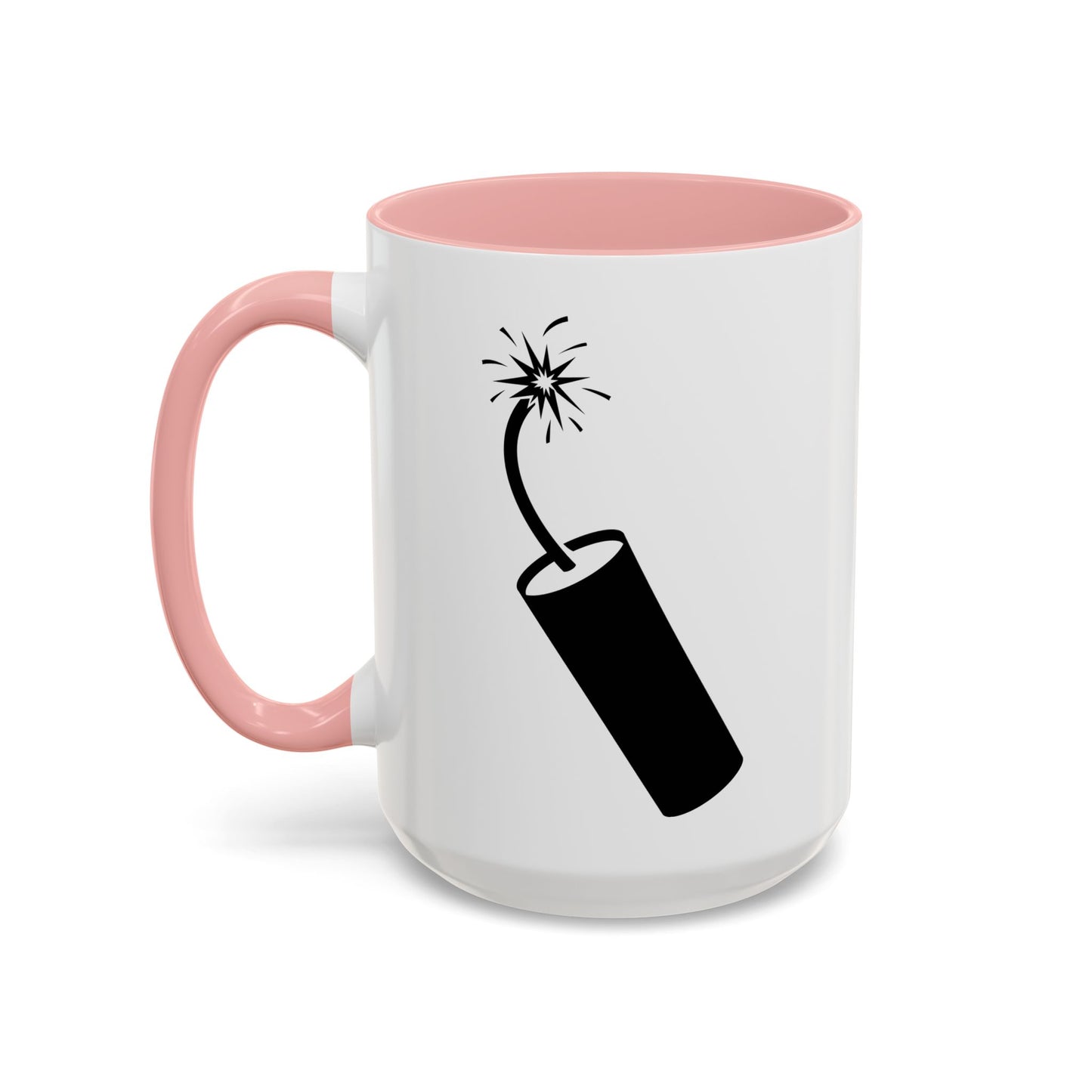 Accent Coffee Mug (11, 15oz) - Dynamite Stick w Burng Fuse X 300