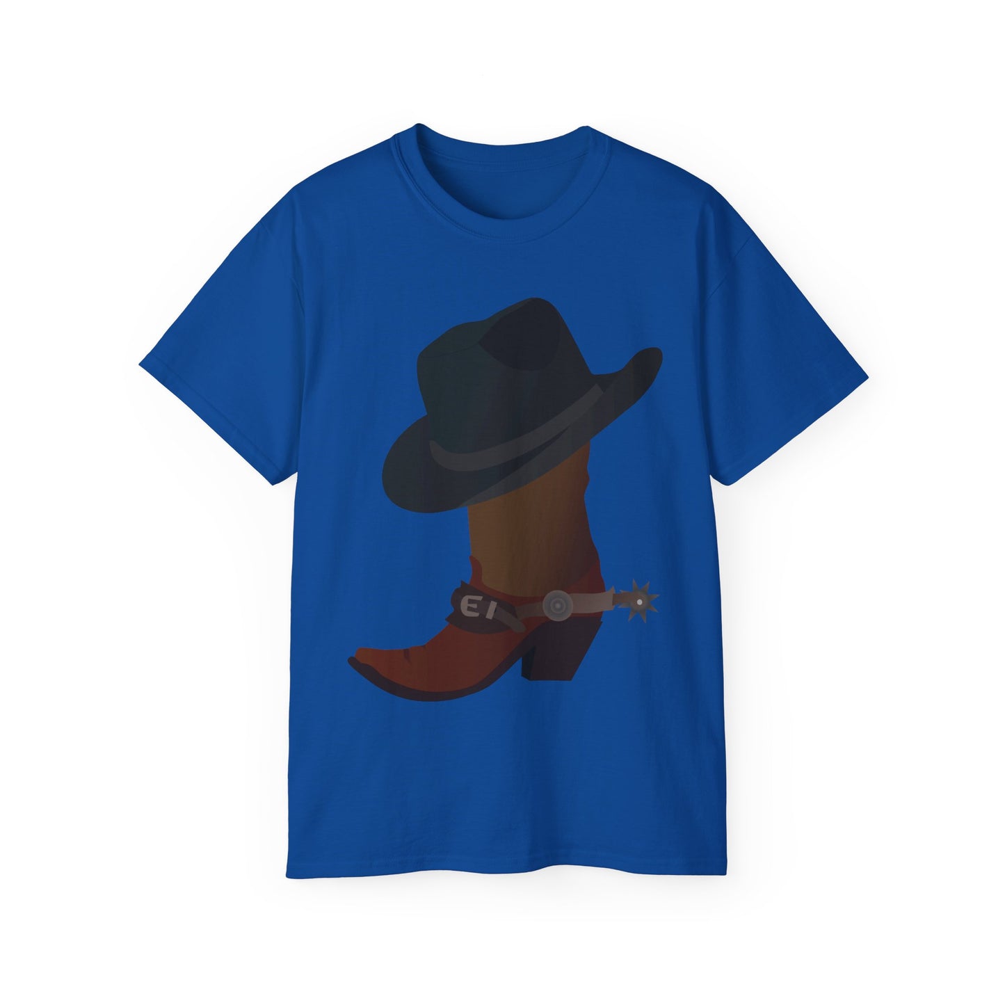 Unisex Ultra Cotton Tee - Rodeo - Boots and Hat and Spurs