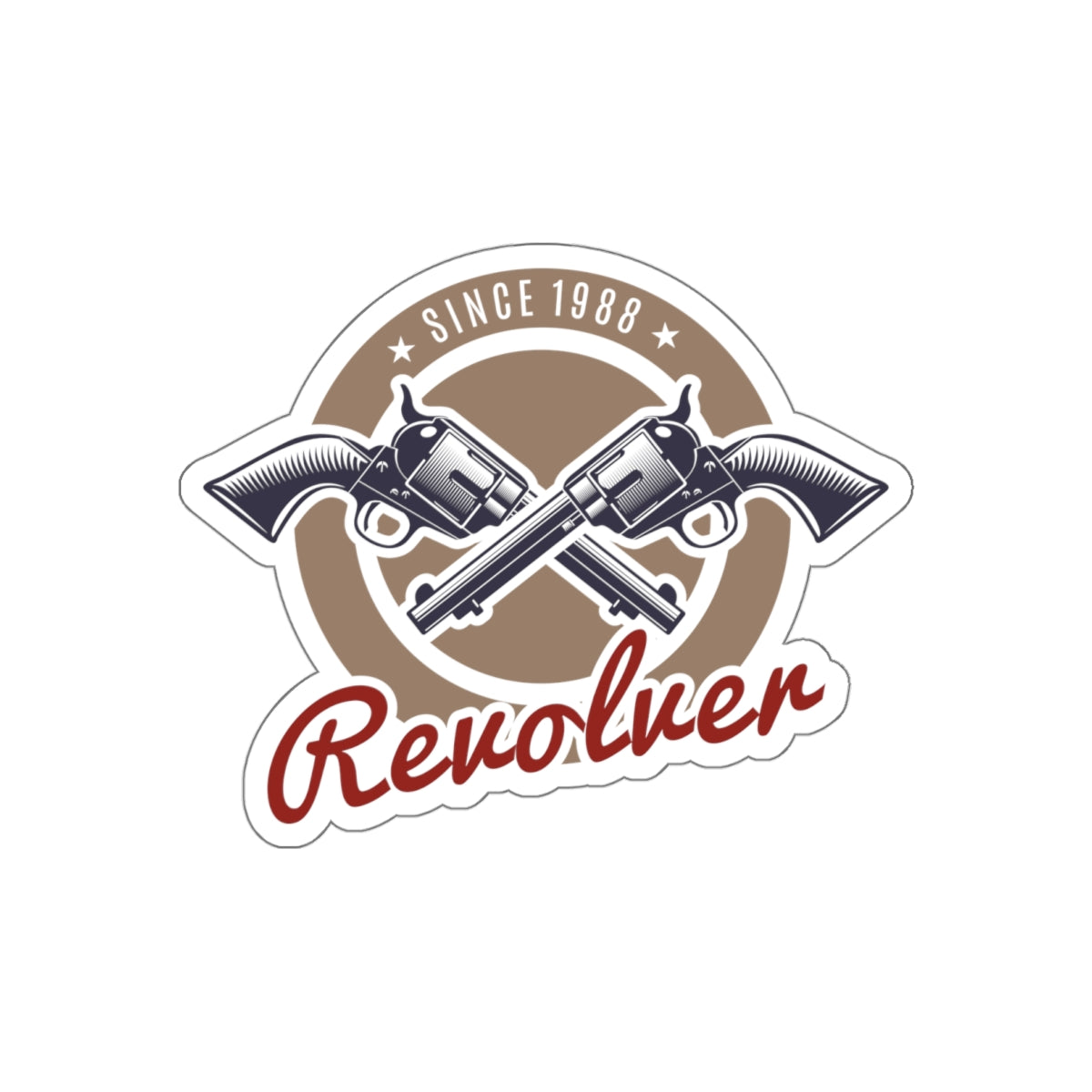 Die-cut stickers - Revolver