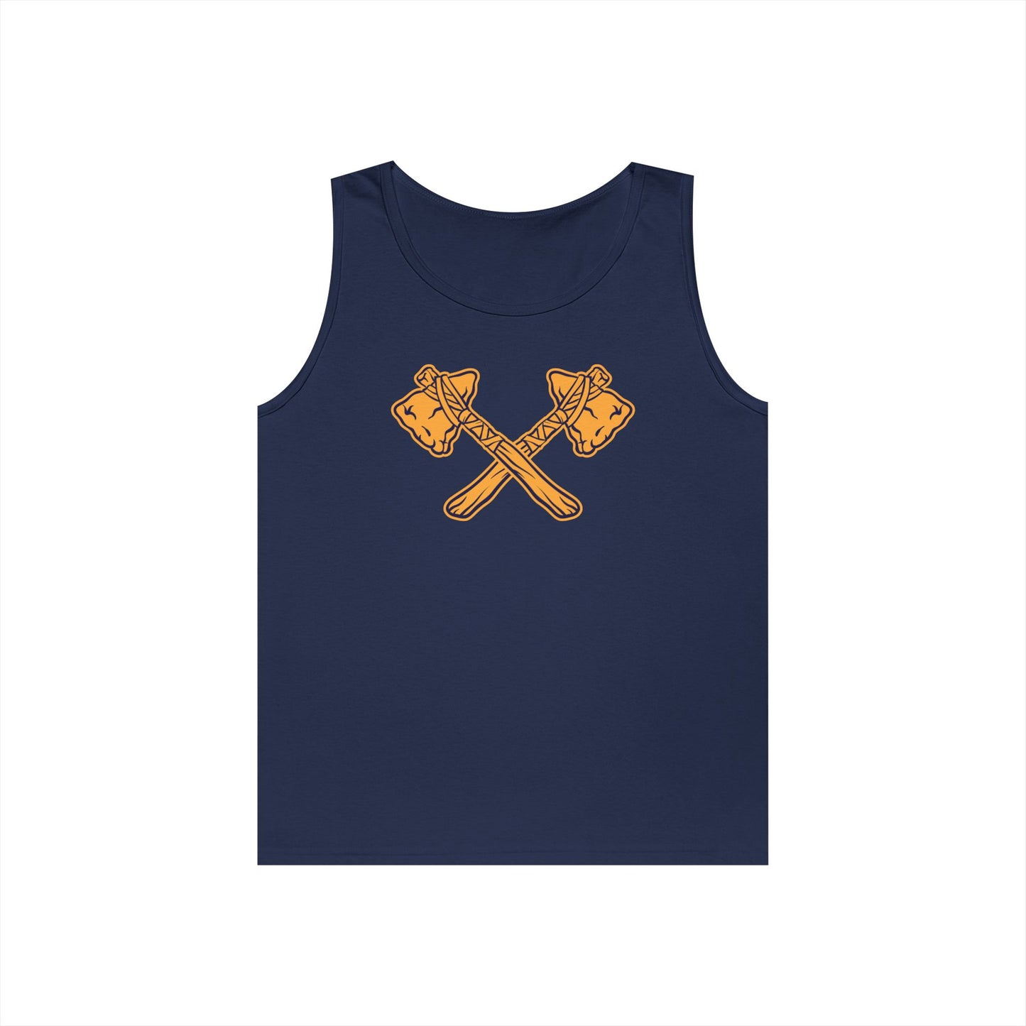 Unisex Heavy Cotton Tank Top - Crossed Tomahawks