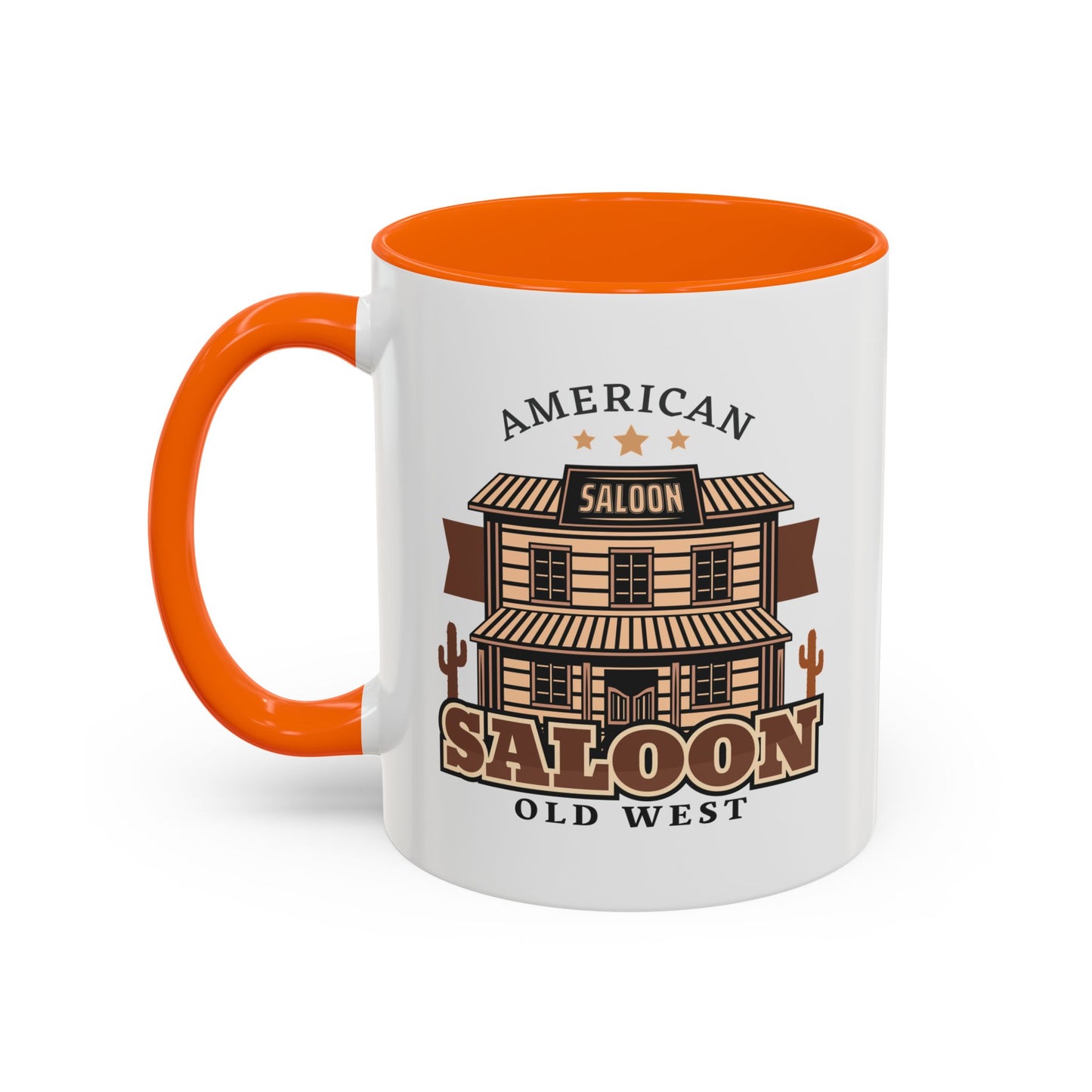 Accent Coffee Mug (11, 15oz) - American Cowboy - Saloon - Wild West